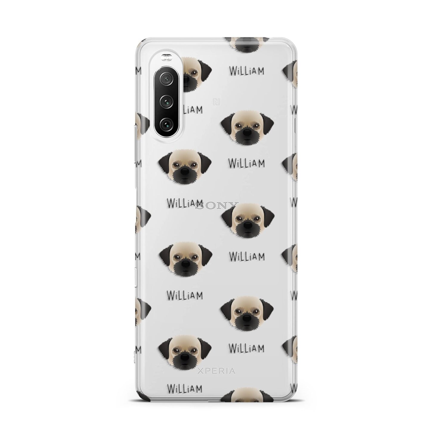 Pugzu Icon with Name Sony Xperia 10 III Case