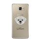 Pugzu Personalised Samsung Galaxy A5 2016 Case on gold phone