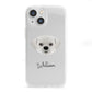 Pugzu Personalised iPhone 13 Mini Clear Bumper Case