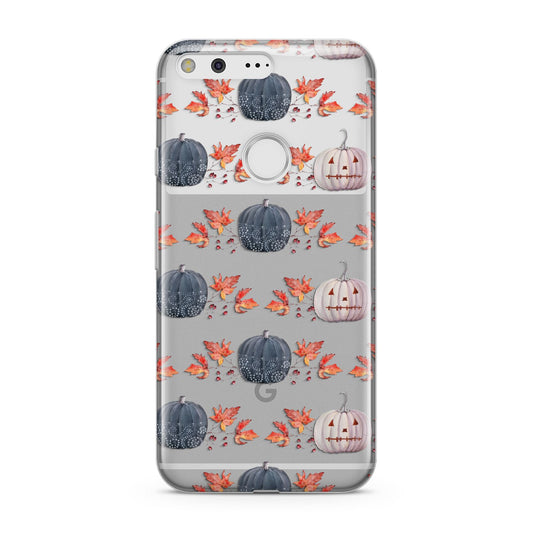 Pumpkin Autumn Leaves Google Pixel Case