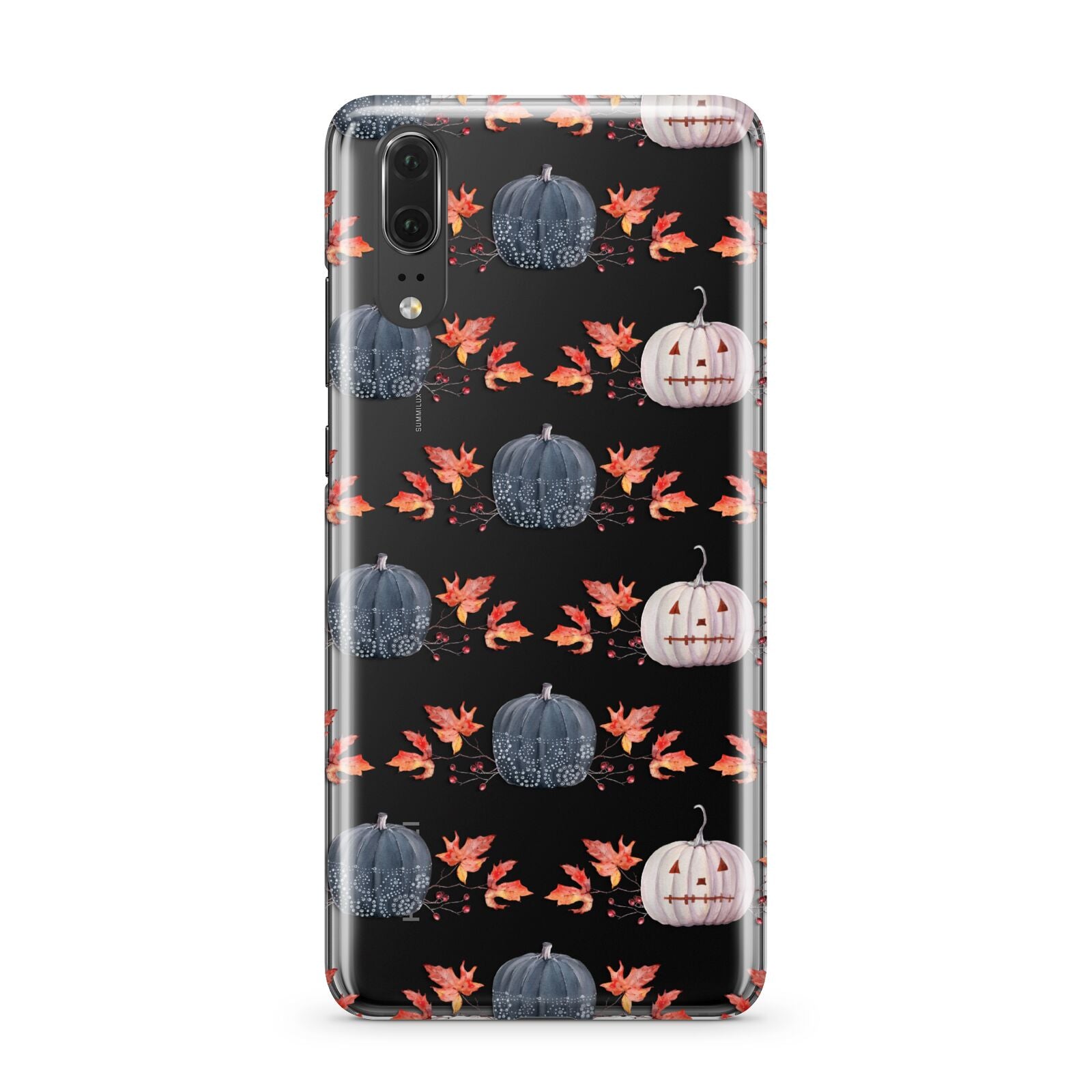 Pumpkin Autumn Leaves Huawei P20 Phone Case