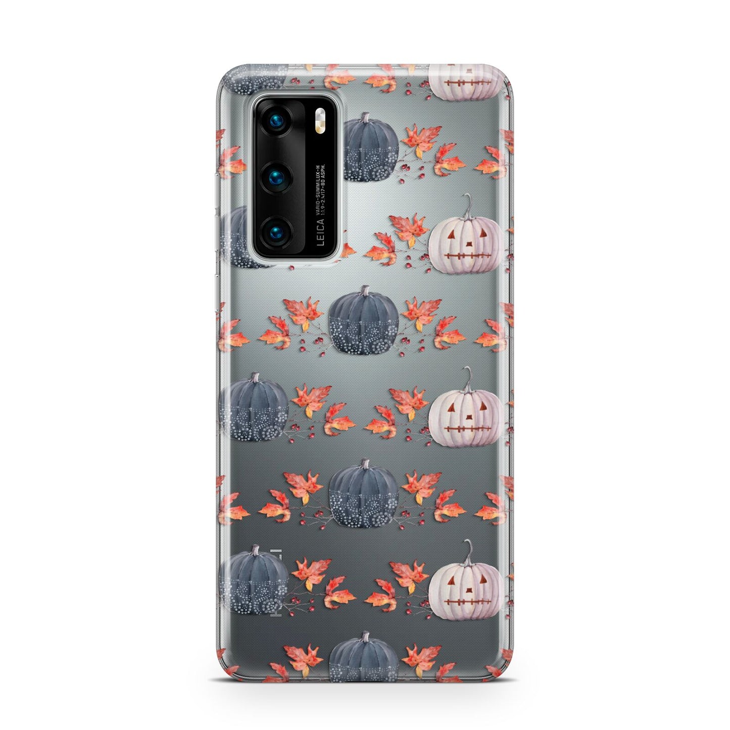 Pumpkin Autumn Leaves Huawei P40 Phone Case