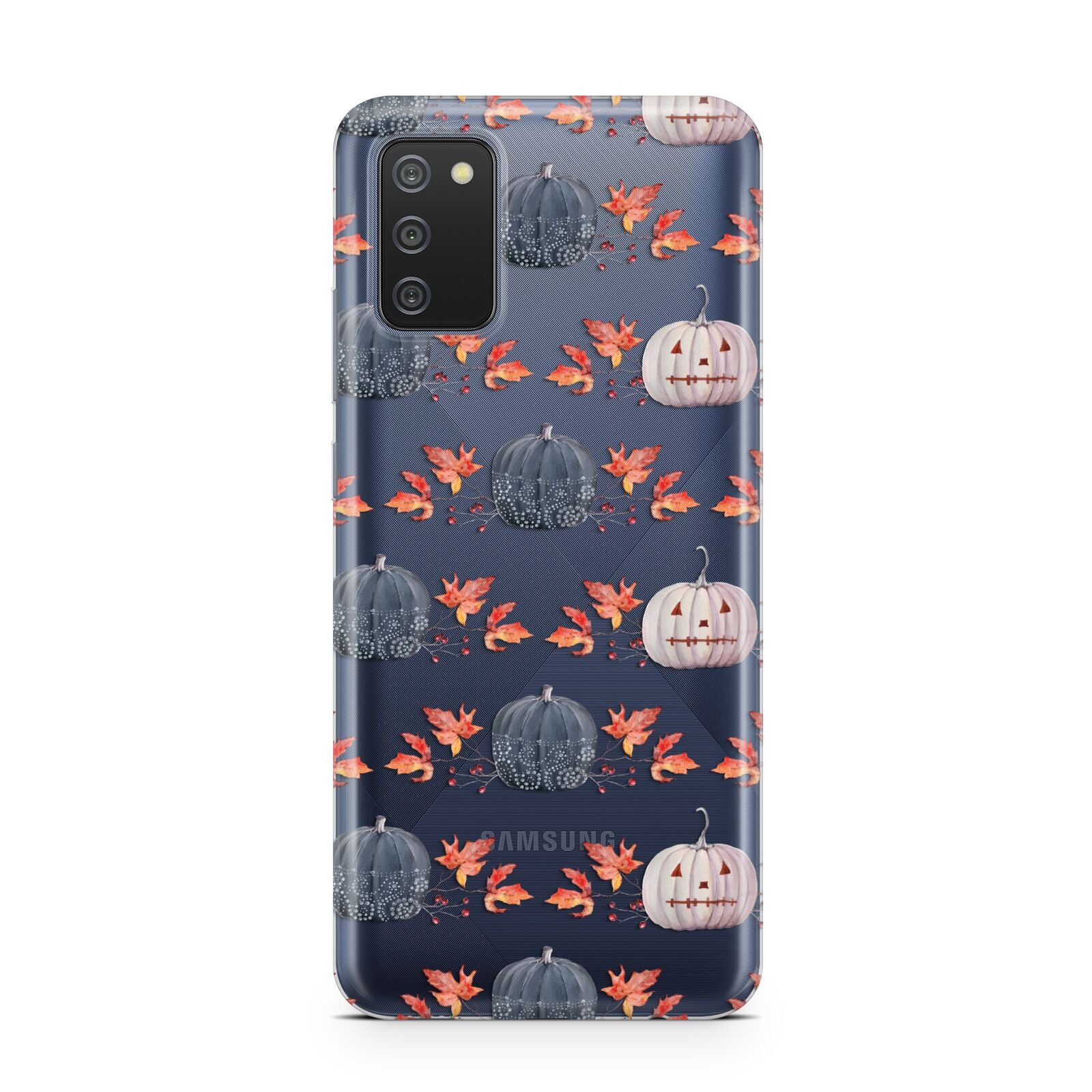 Pumpkin Autumn Leaves Samsung A02s Case