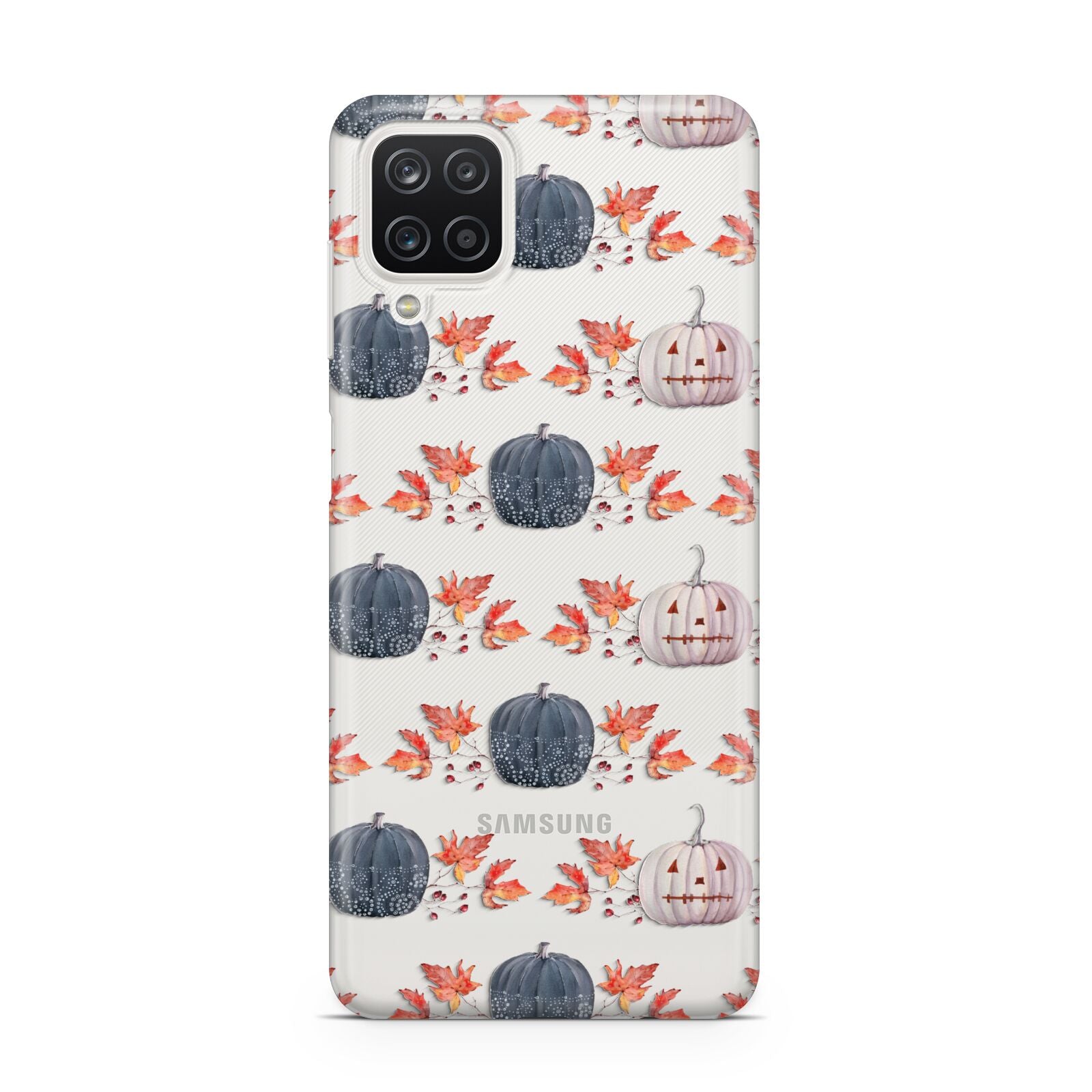 Pumpkin Autumn Leaves Samsung A12 Case