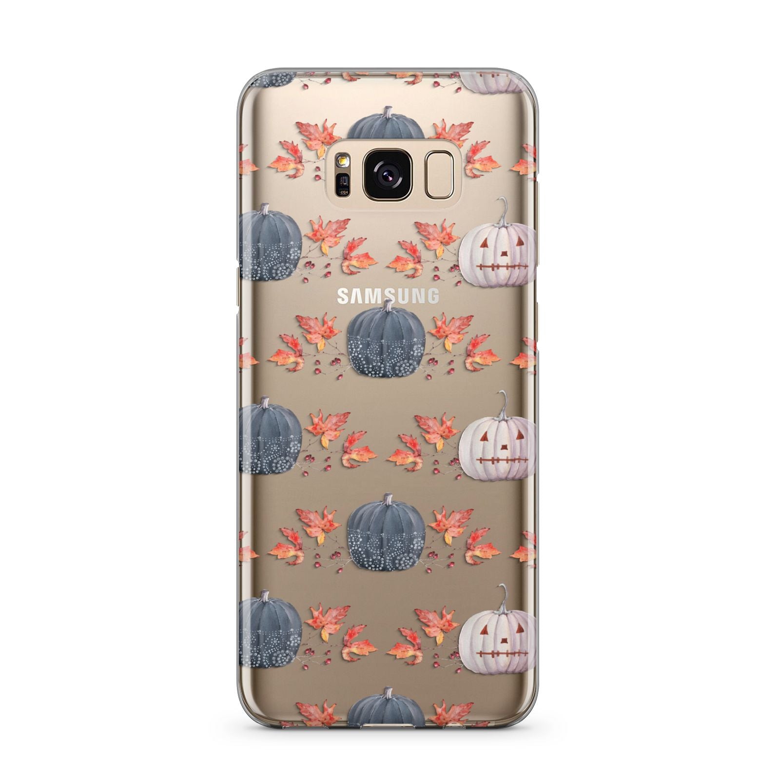 Pumpkin Autumn Leaves Samsung Galaxy S8 Plus Case