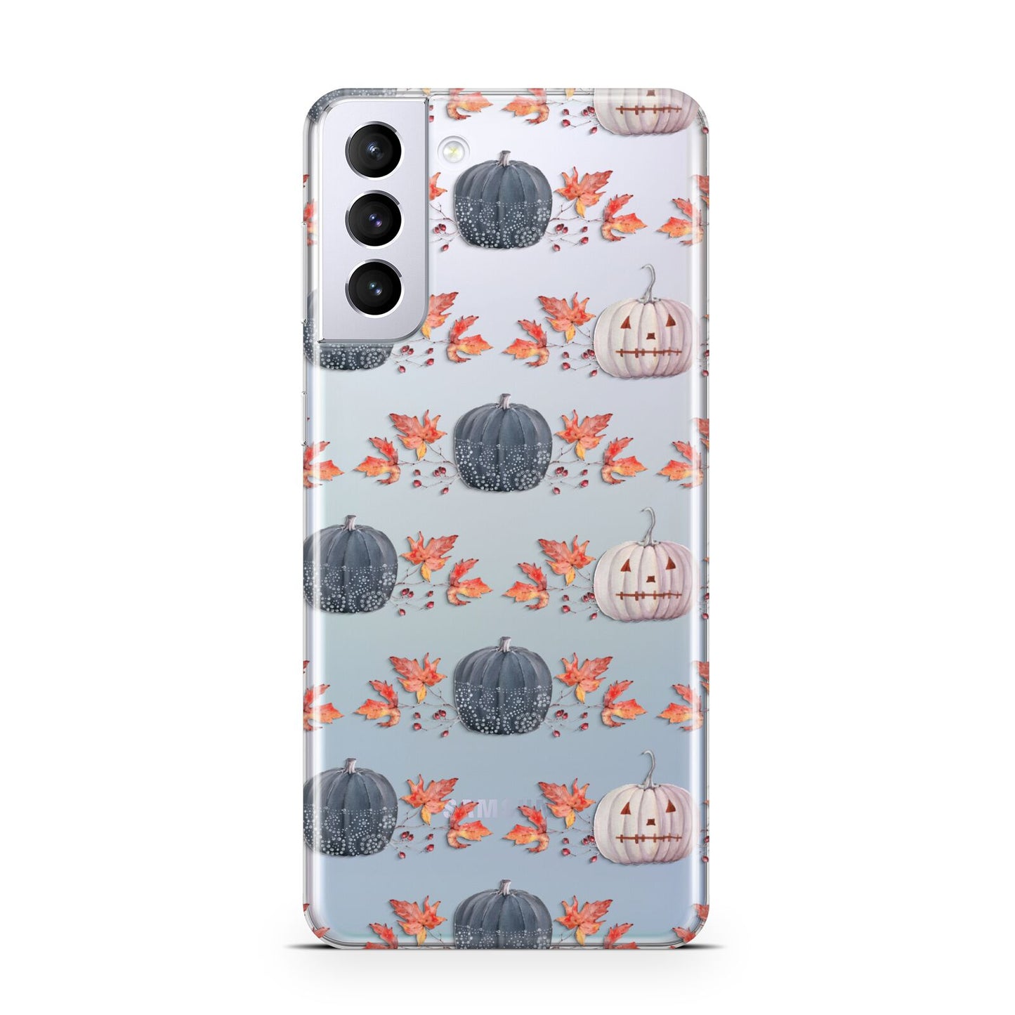 Pumpkin Autumn Leaves Samsung S21 Plus Case