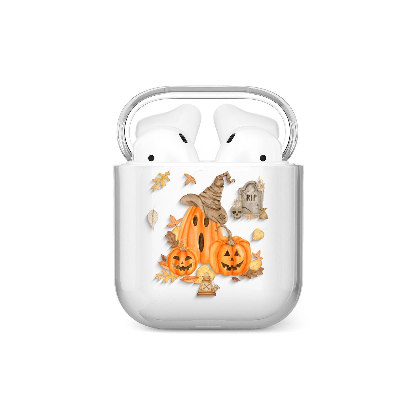 Pumpkin Graveyard AirPods Case