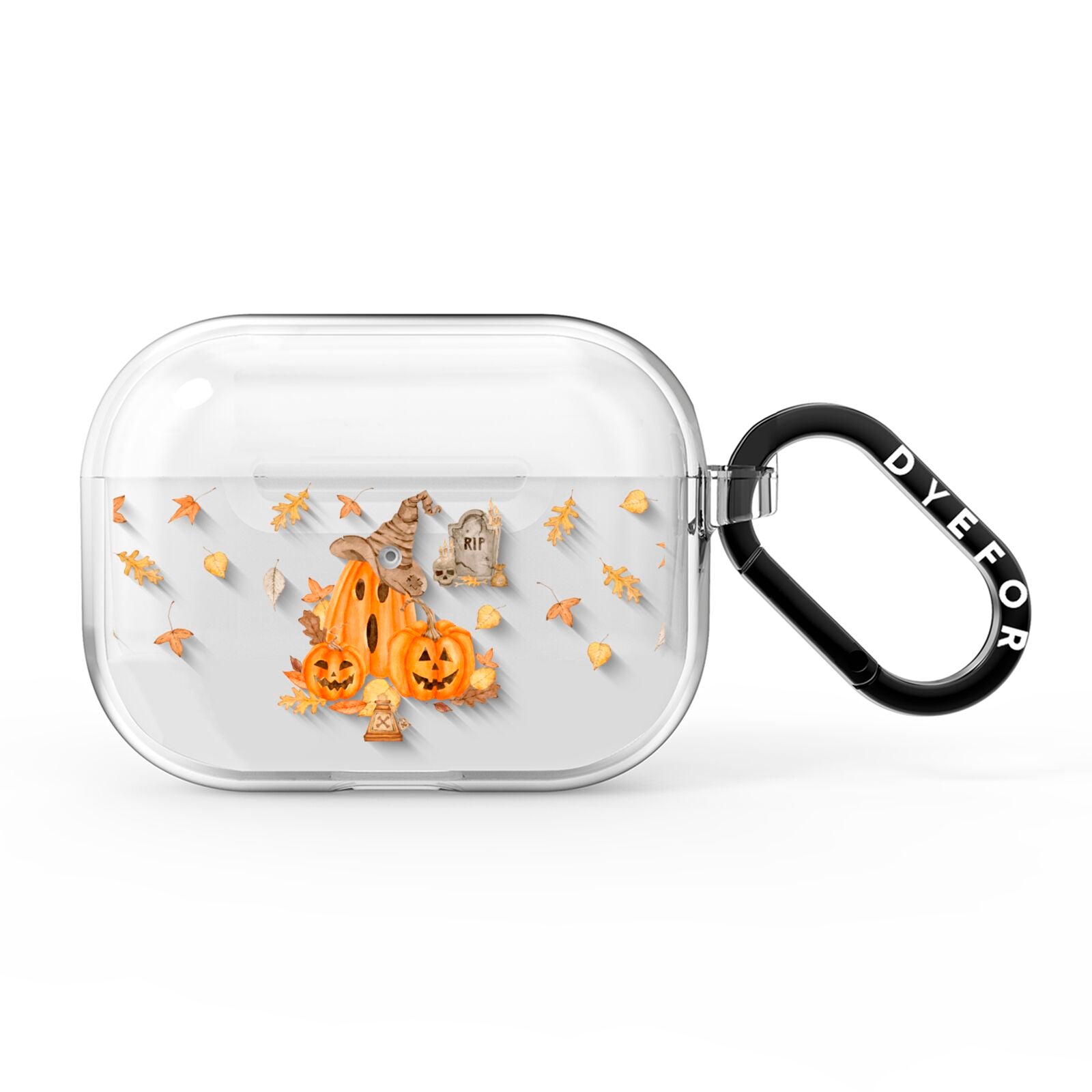 Pumpkin Graveyard AirPods Pro Clear Case