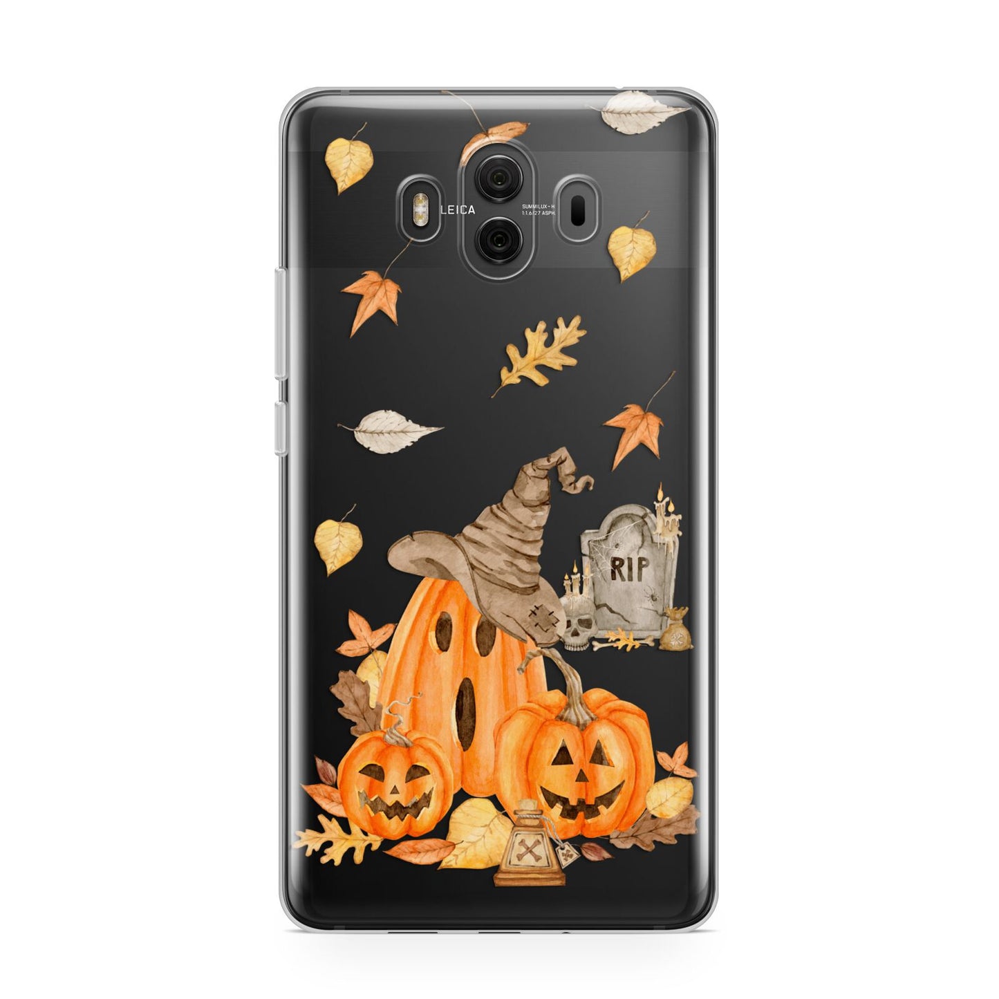 Pumpkin Graveyard Huawei Mate 10 Protective Phone Case