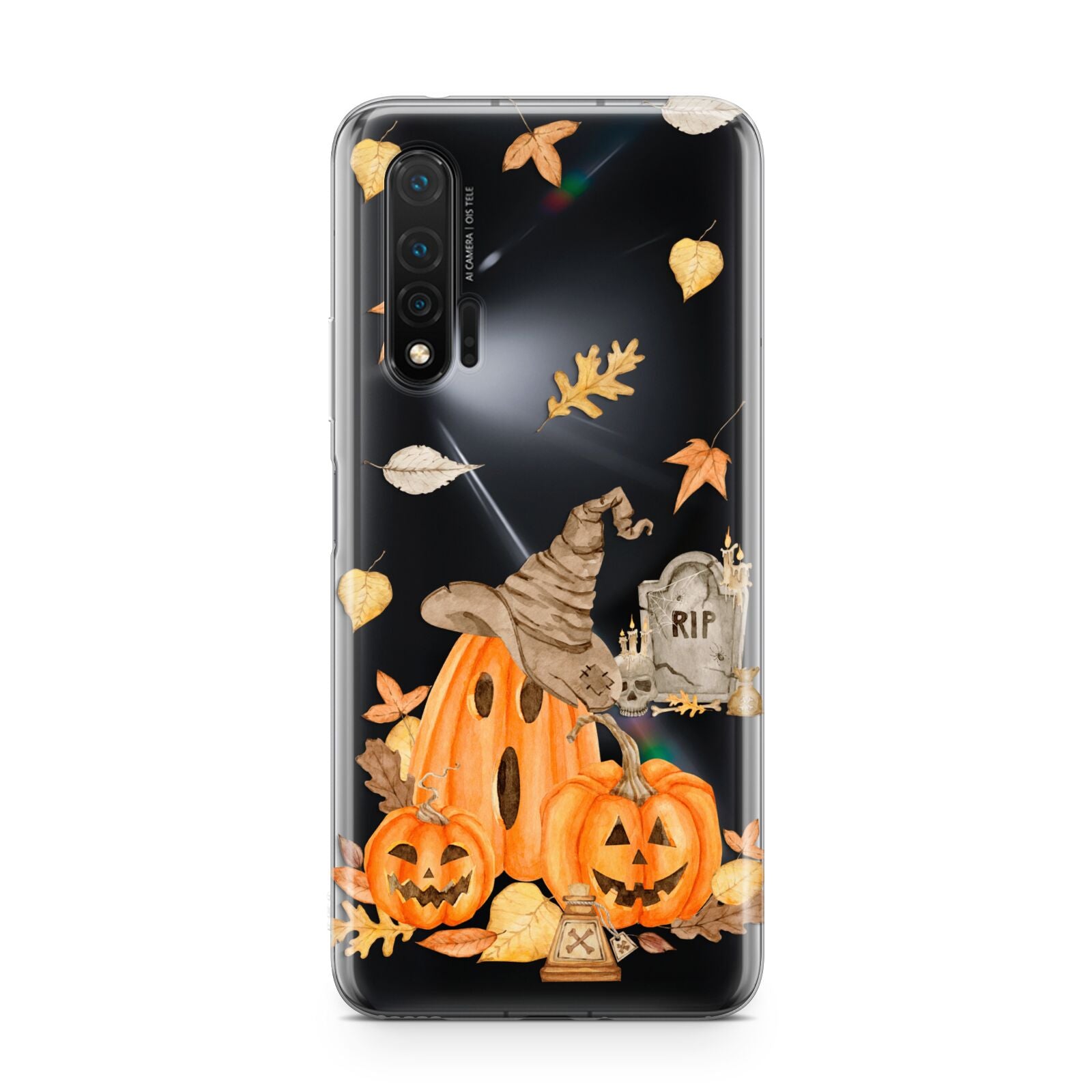 Pumpkin Graveyard Huawei Nova 6 Phone Case