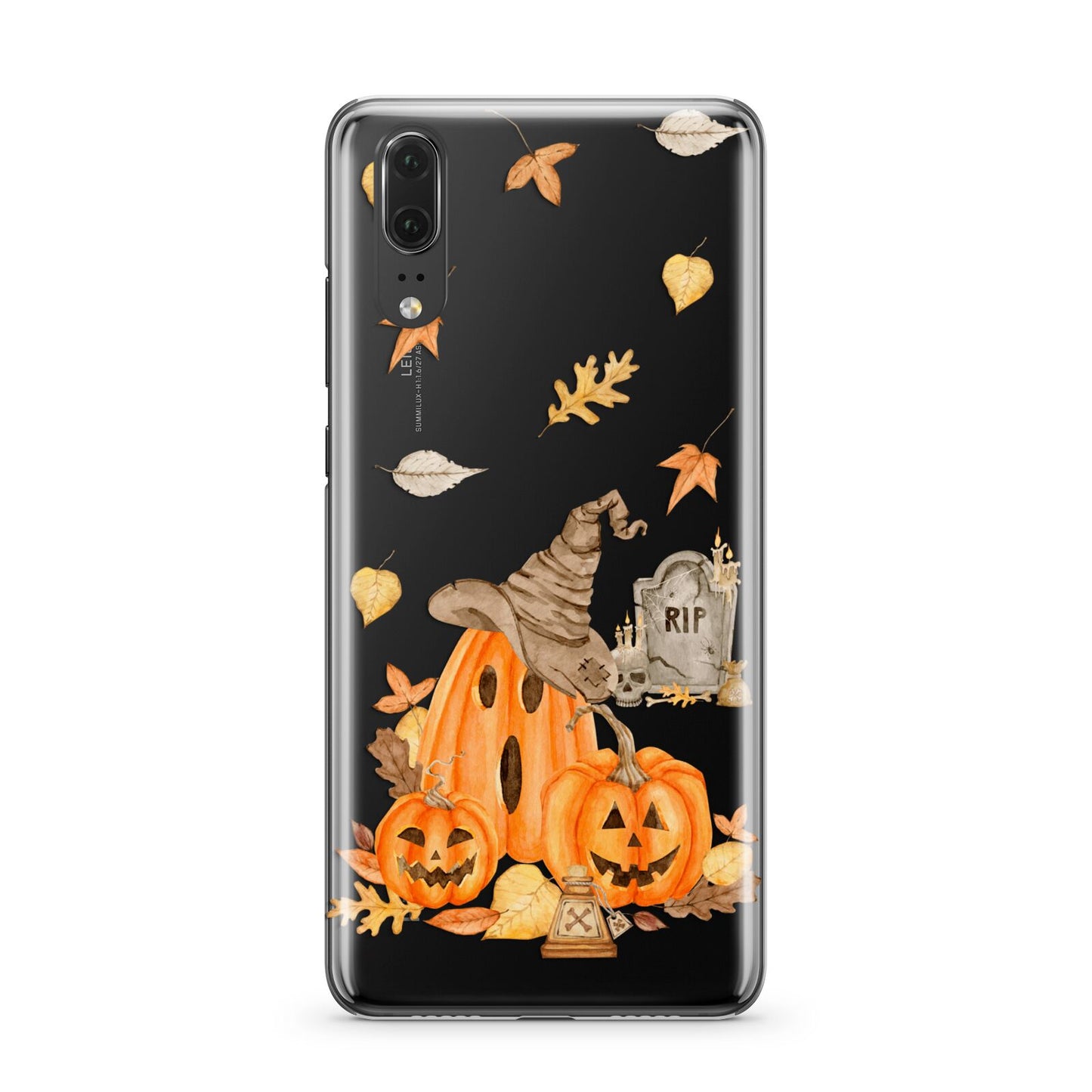 Pumpkin Graveyard Huawei P20 Phone Case