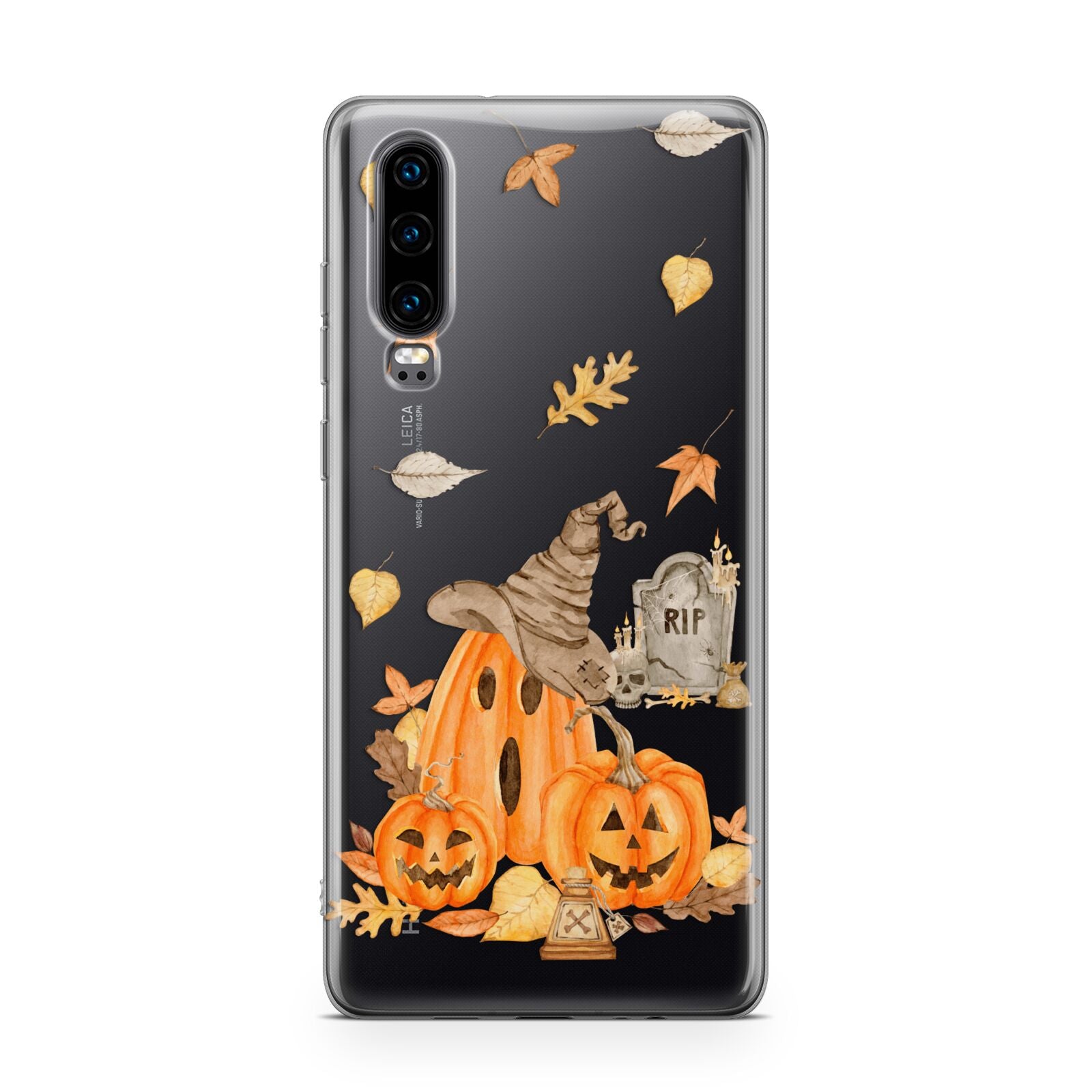 Pumpkin Graveyard Huawei P30 Phone Case