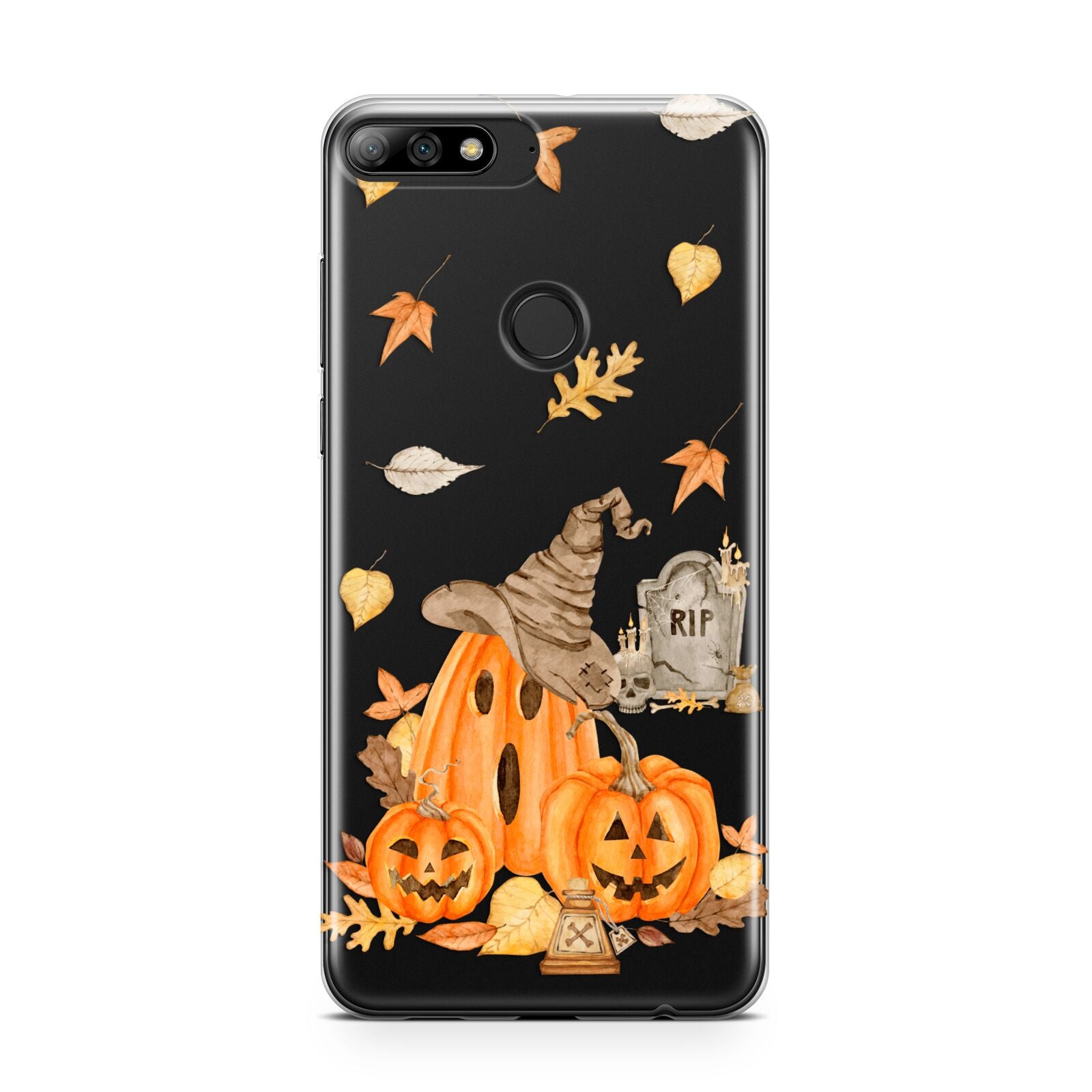 Pumpkin Graveyard Huawei Y7 2018