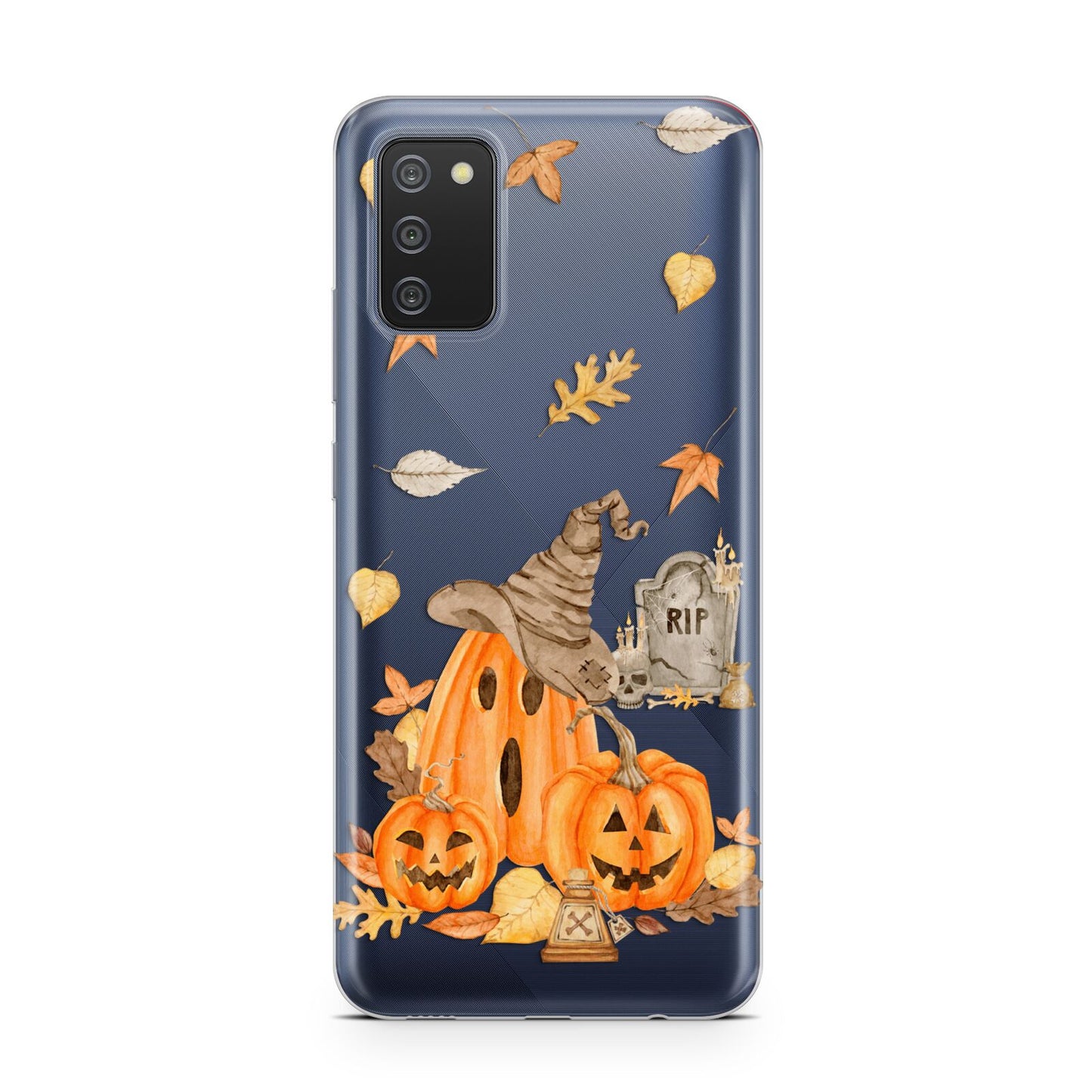 Pumpkin Graveyard Samsung A02s Case