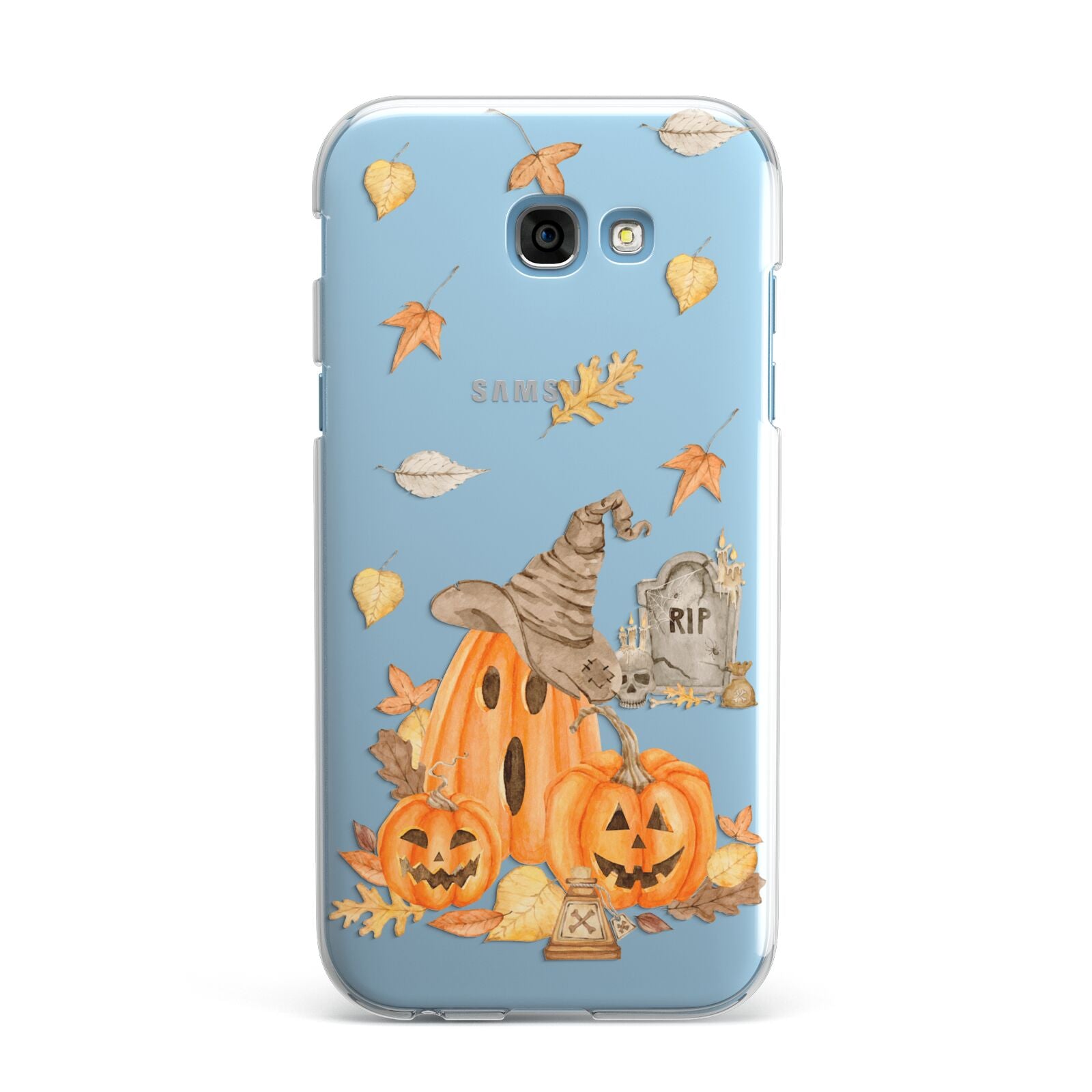 Pumpkin Graveyard Samsung Galaxy A7 2017 Case