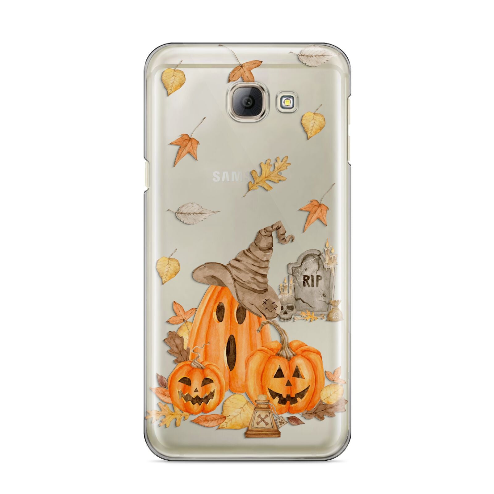 Pumpkin Graveyard Samsung Galaxy A8 2016 Case