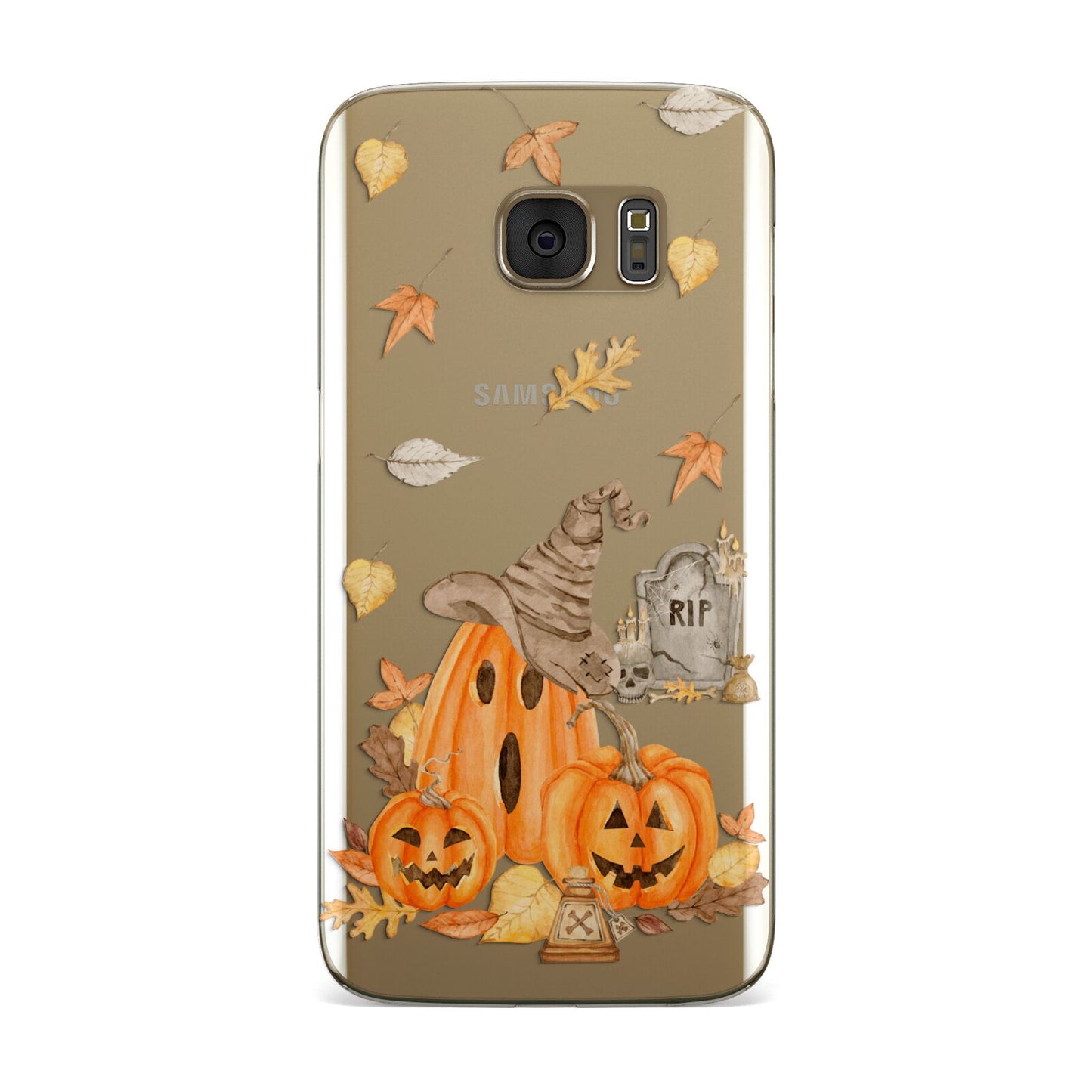 Pumpkin Graveyard Samsung Galaxy Case