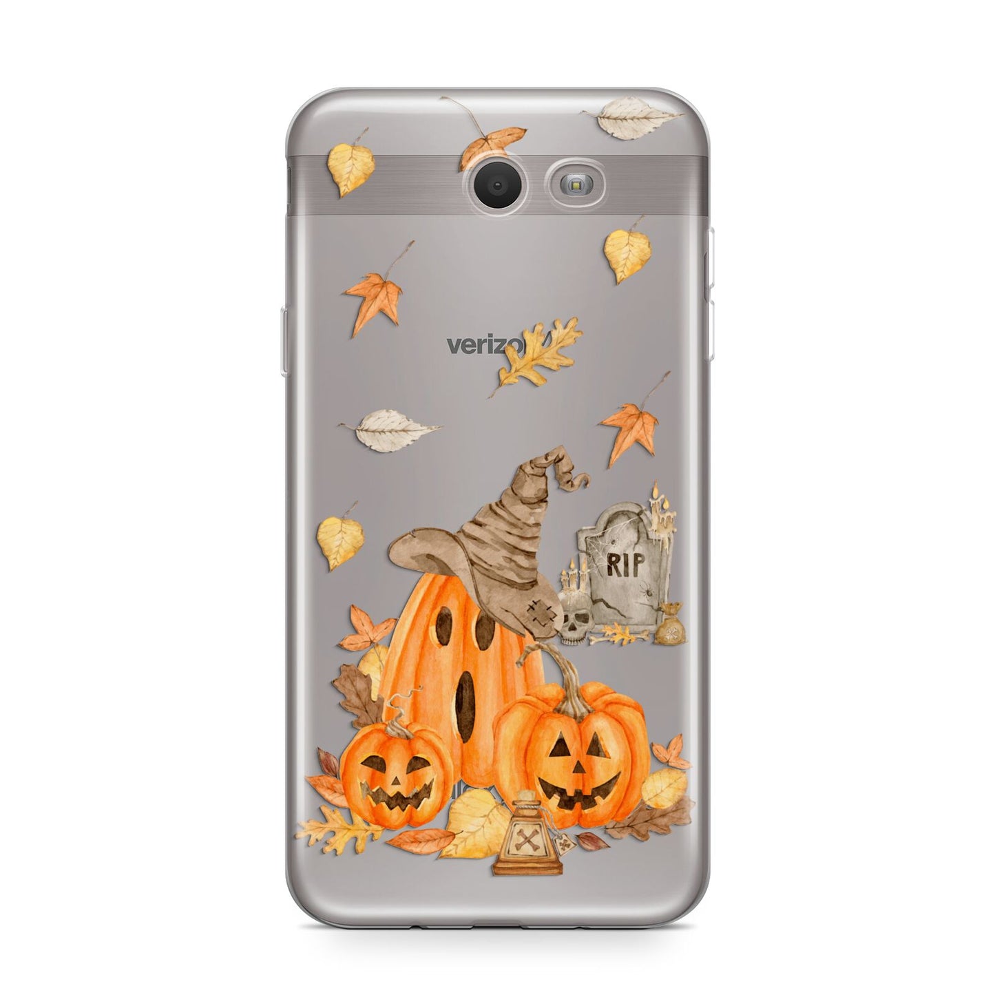 Pumpkin Graveyard Samsung Galaxy J7 2017 Case