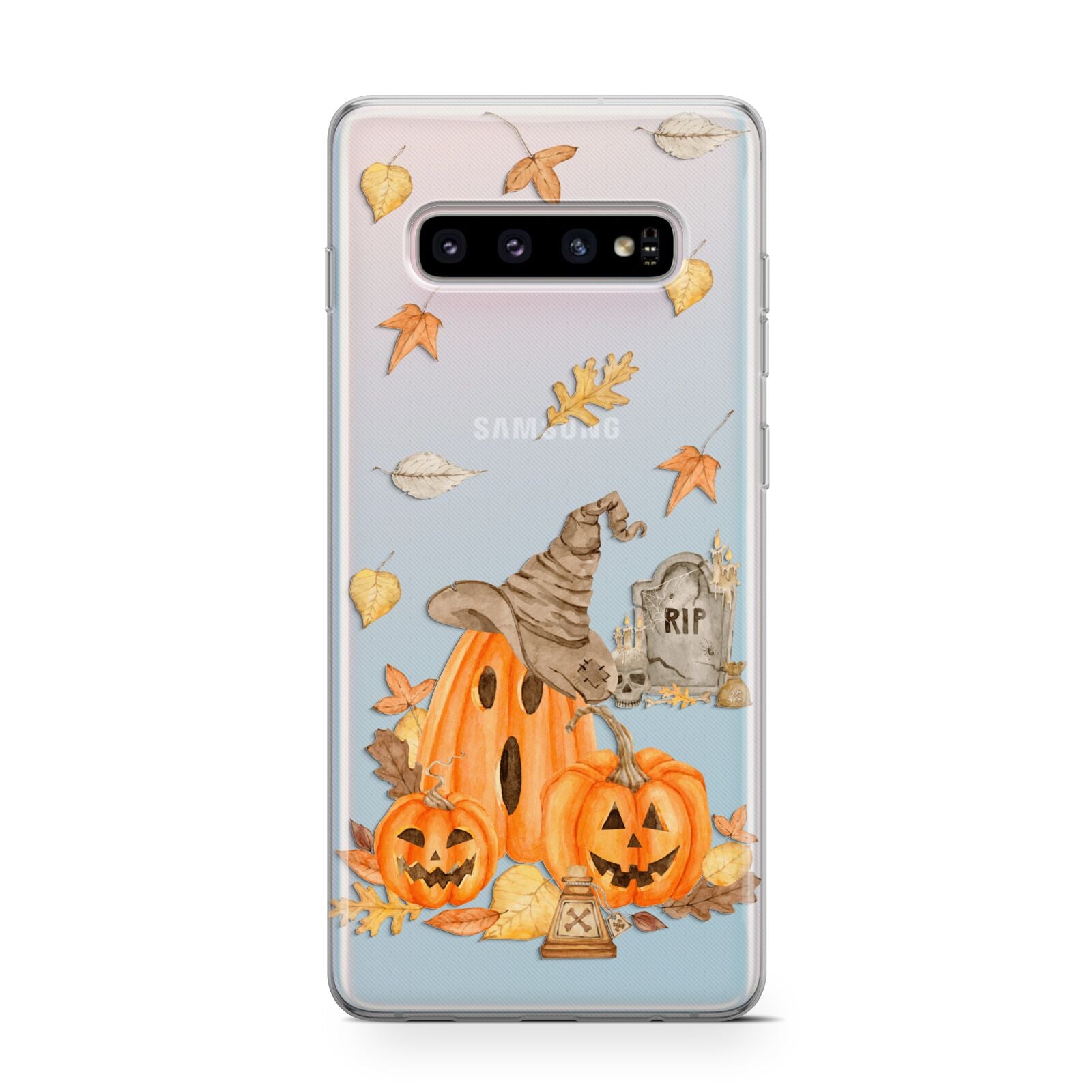 Pumpkin Graveyard Samsung Galaxy S10 Case