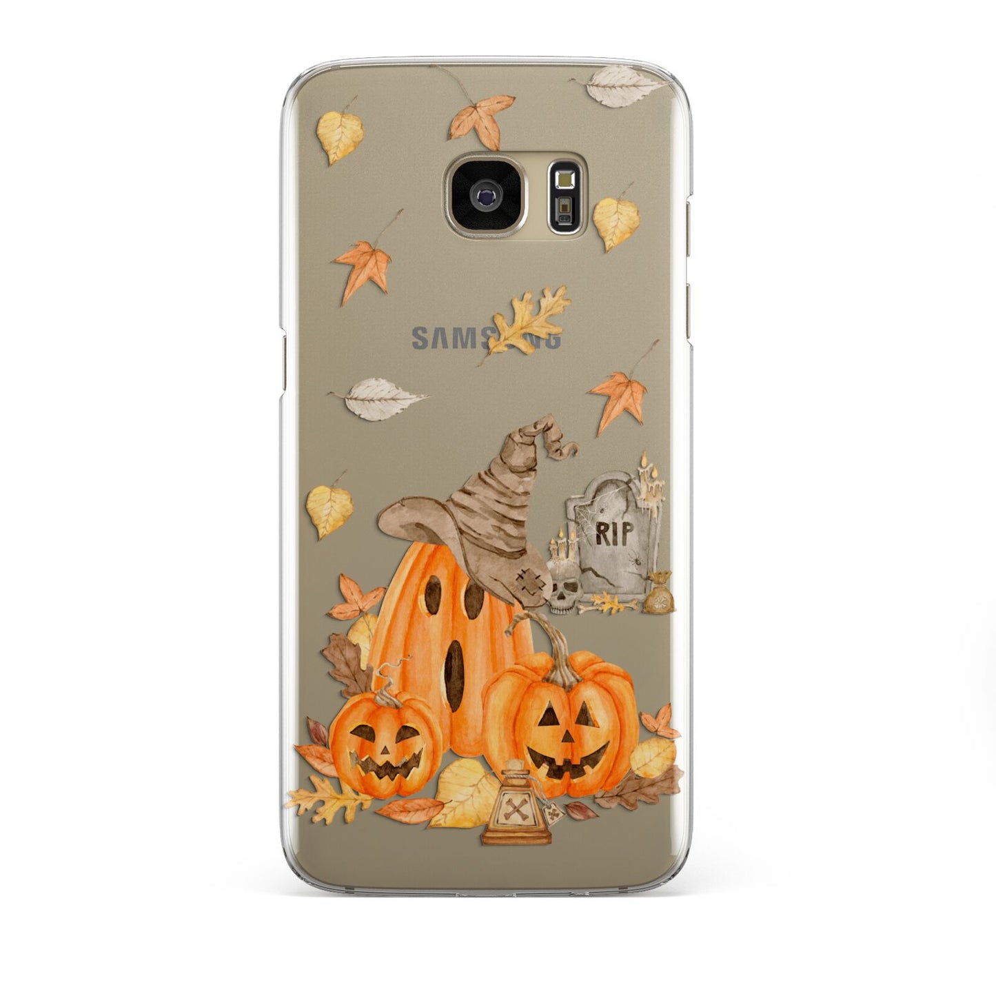 Pumpkin Graveyard Samsung Galaxy S7 Edge Case