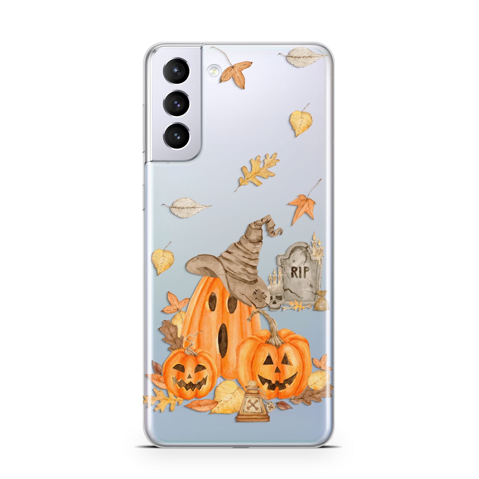 Pumpkin Graveyard Samsung S21 Plus Case