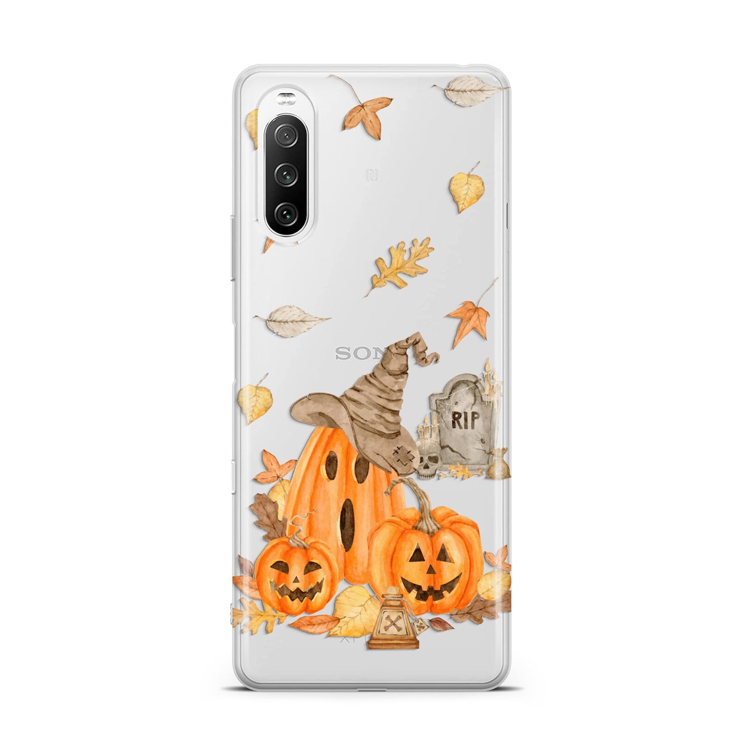 Pumpkin Graveyard Sony Xperia 10 III Case