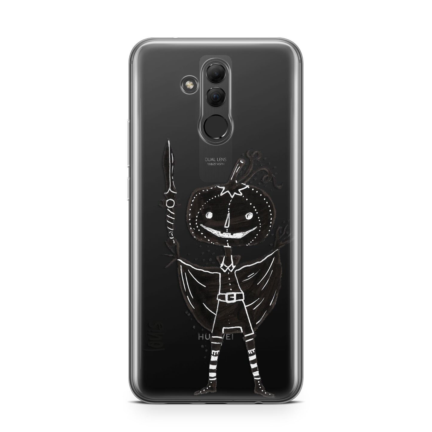 Pumpkin Head Personalised Huawei Mate 20 Lite