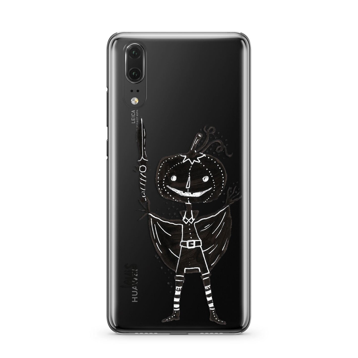 Pumpkin Head Personalised Huawei P20 Phone Case