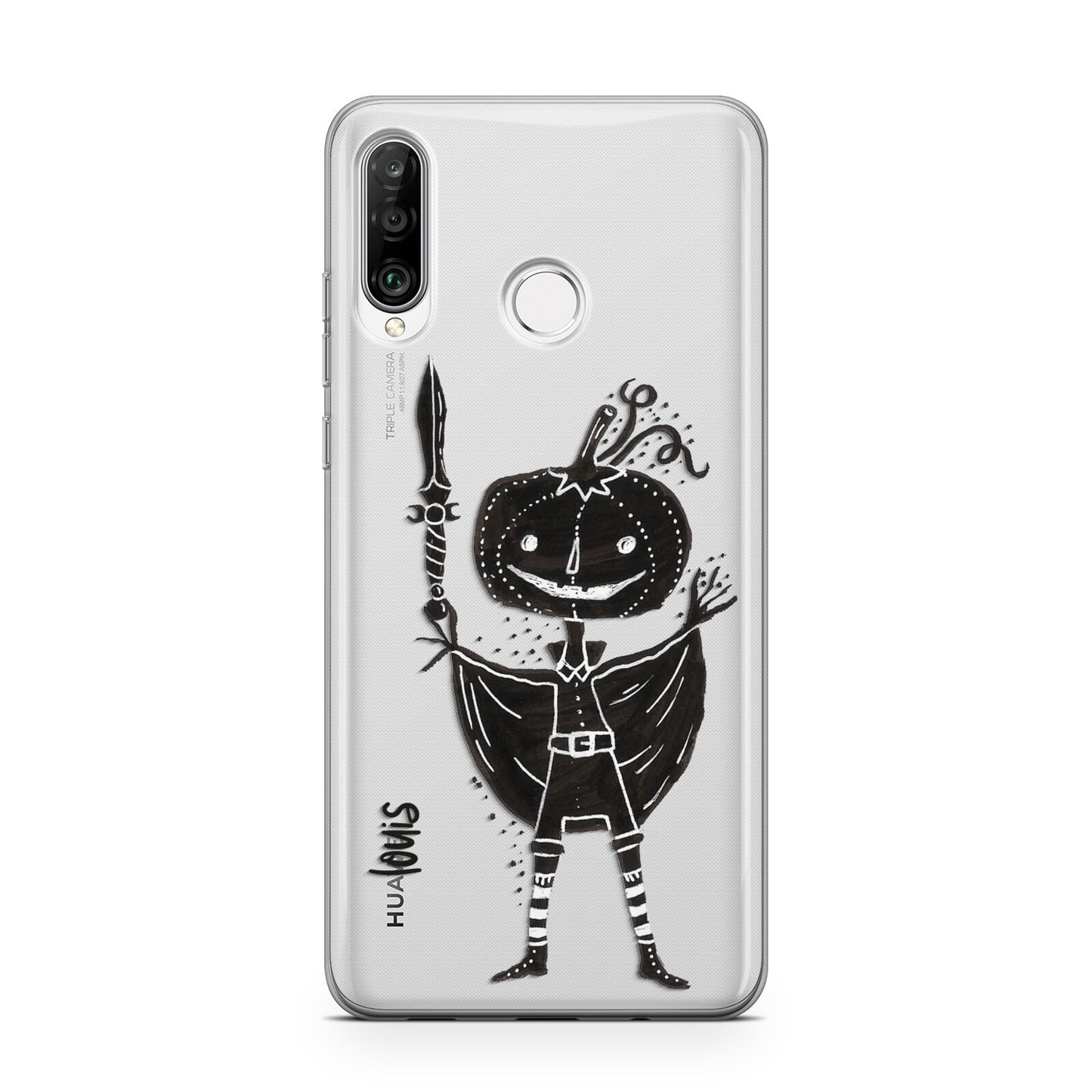 Pumpkin Head Personalised Huawei P30 Lite Phone Case