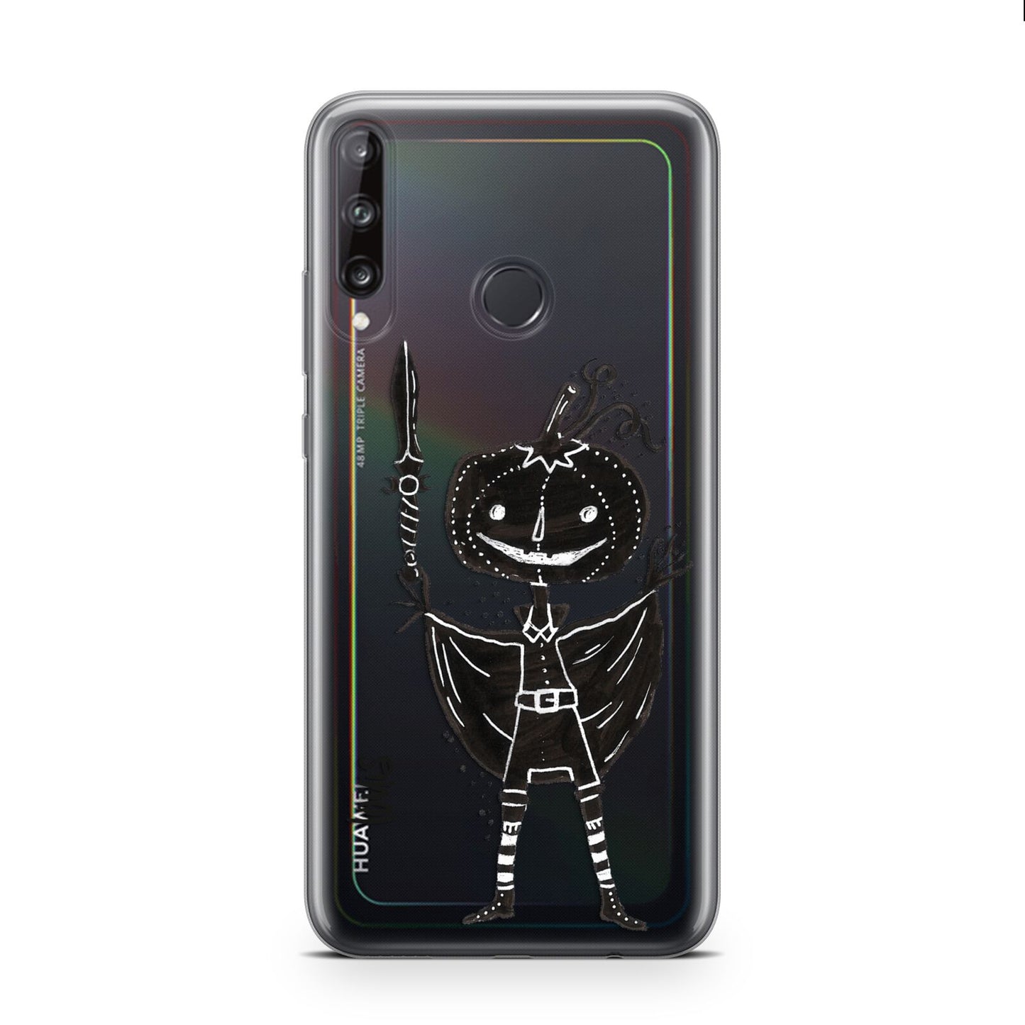 Pumpkin Head Personalised Huawei P40 Lite E Phone Case