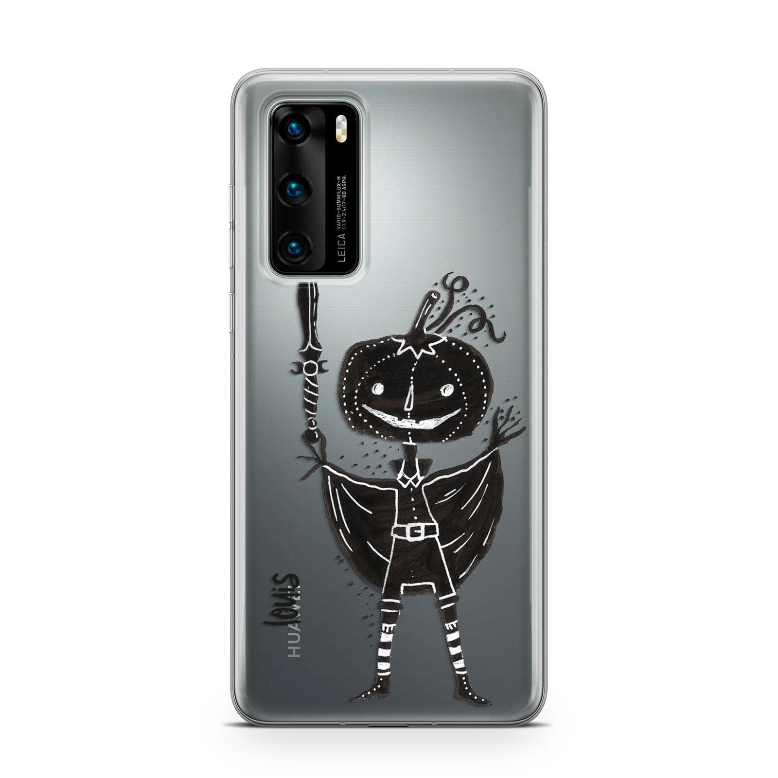 Pumpkin Head Personalised Huawei P40 Phone Case