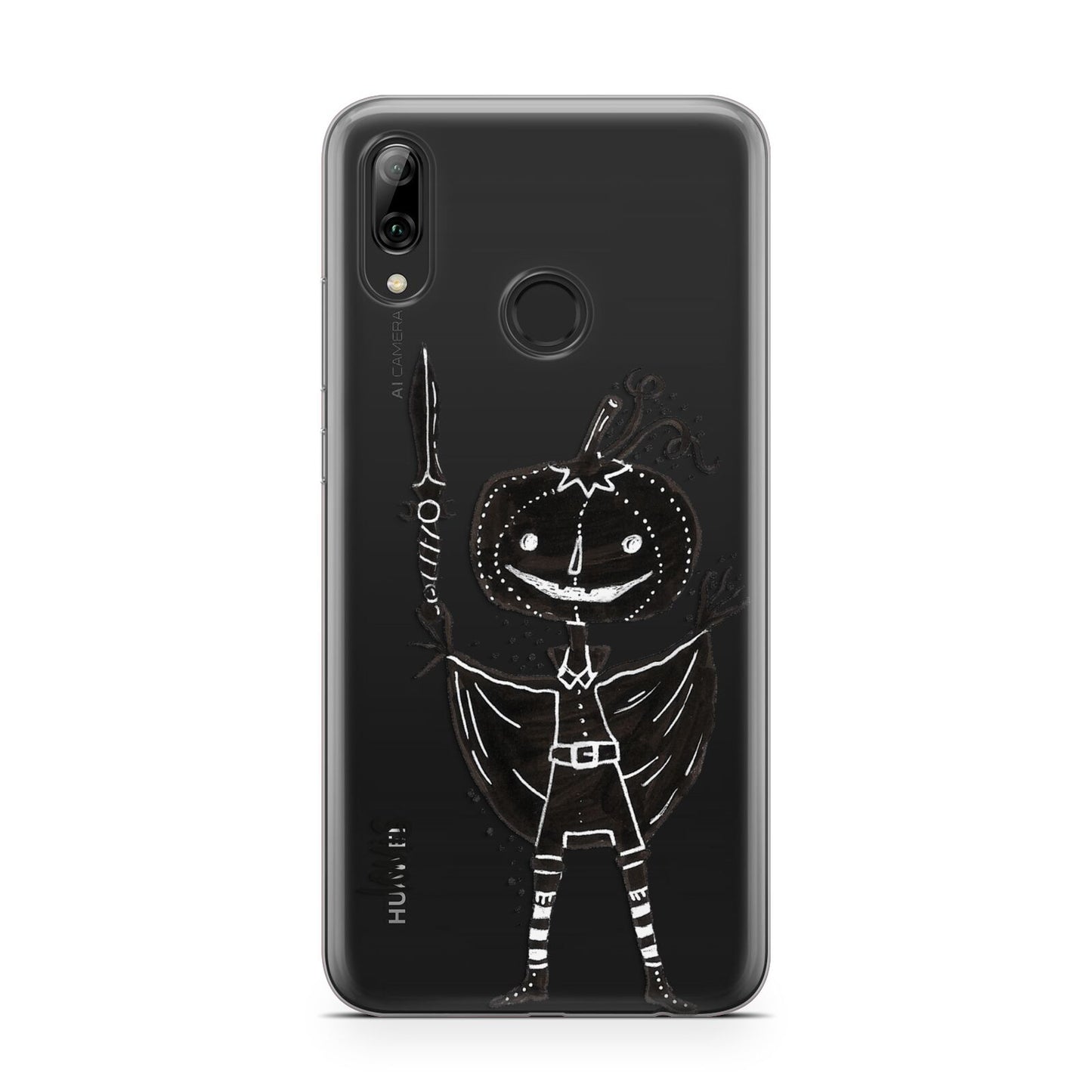 Pumpkin Head Personalised Huawei Y7 2019