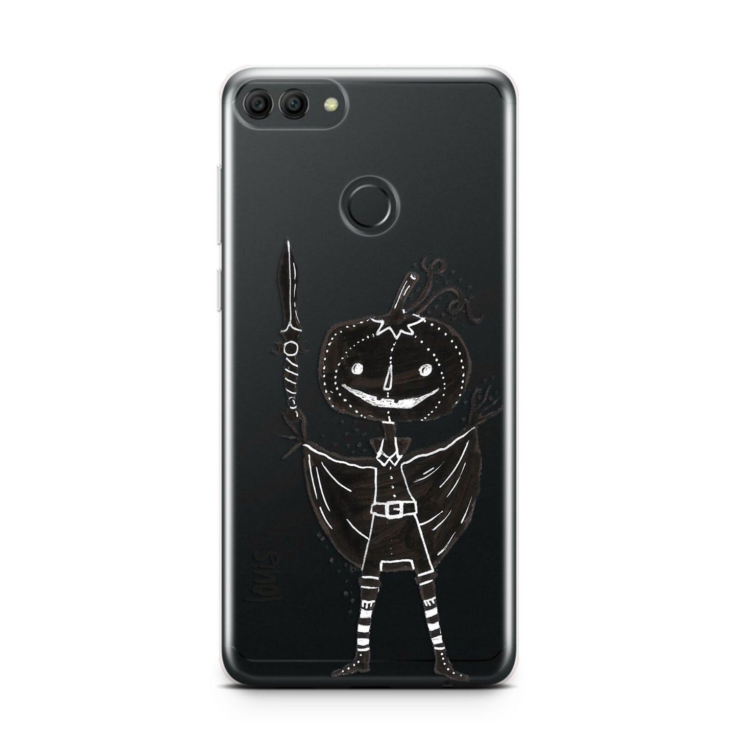 Pumpkin Head Personalised Huawei Y9 2018