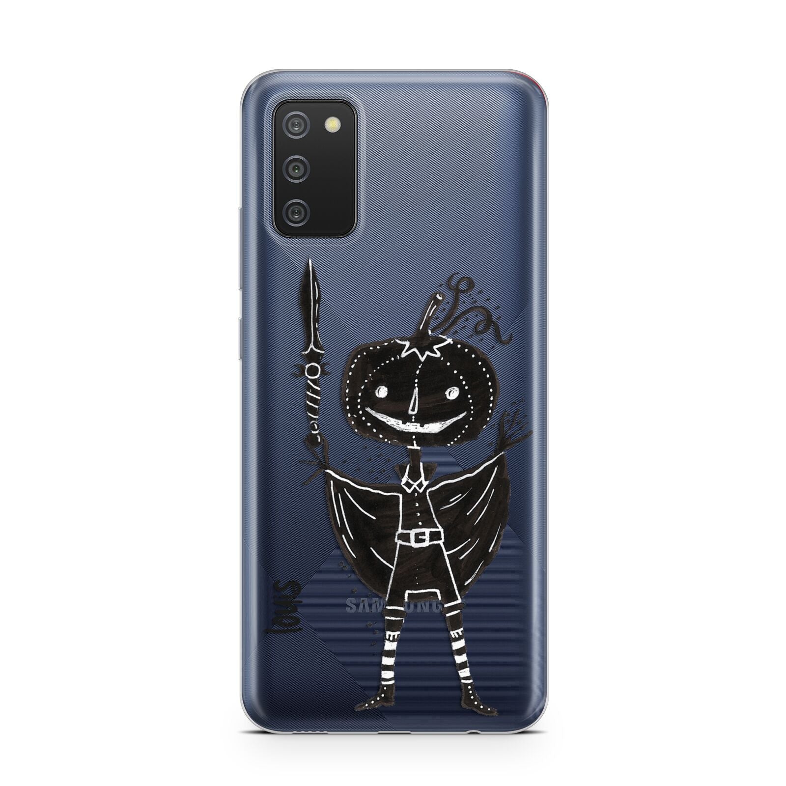 Pumpkin Head Personalised Samsung A02s Case