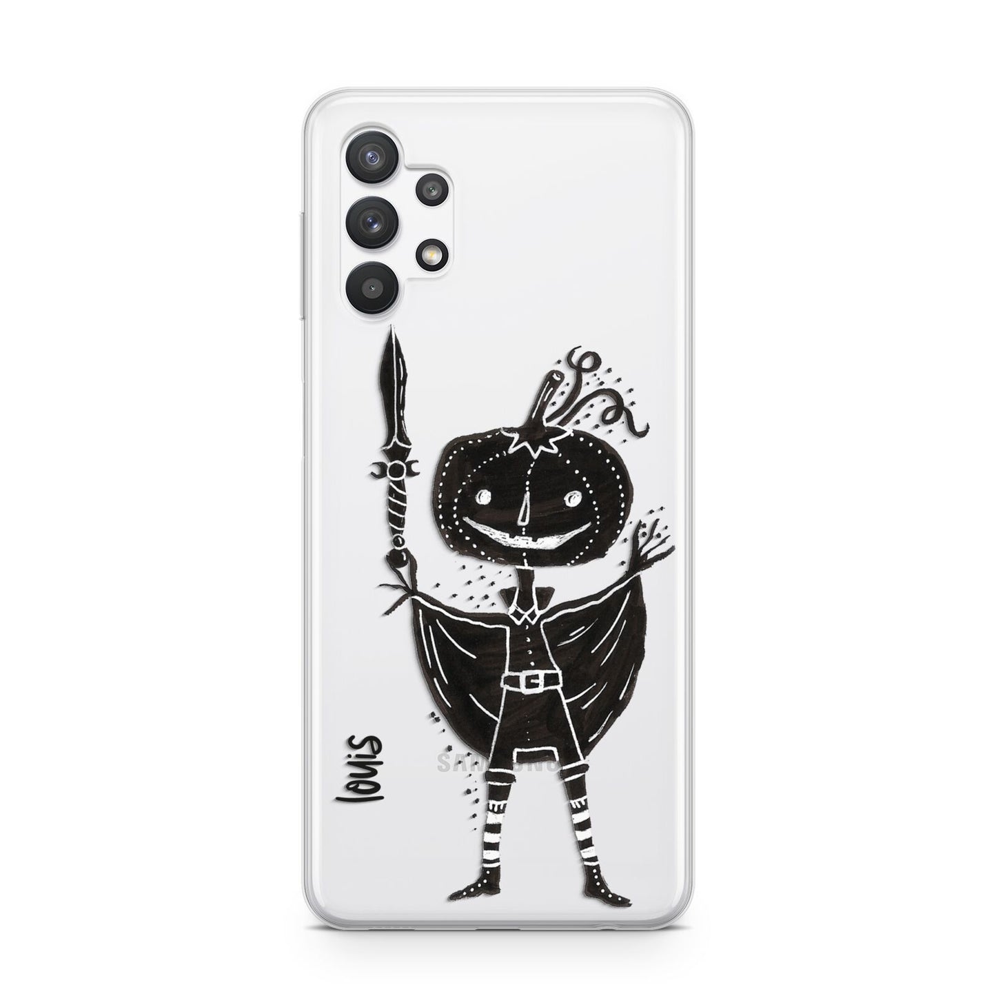 Pumpkin Head Personalised Samsung A32 5G Case