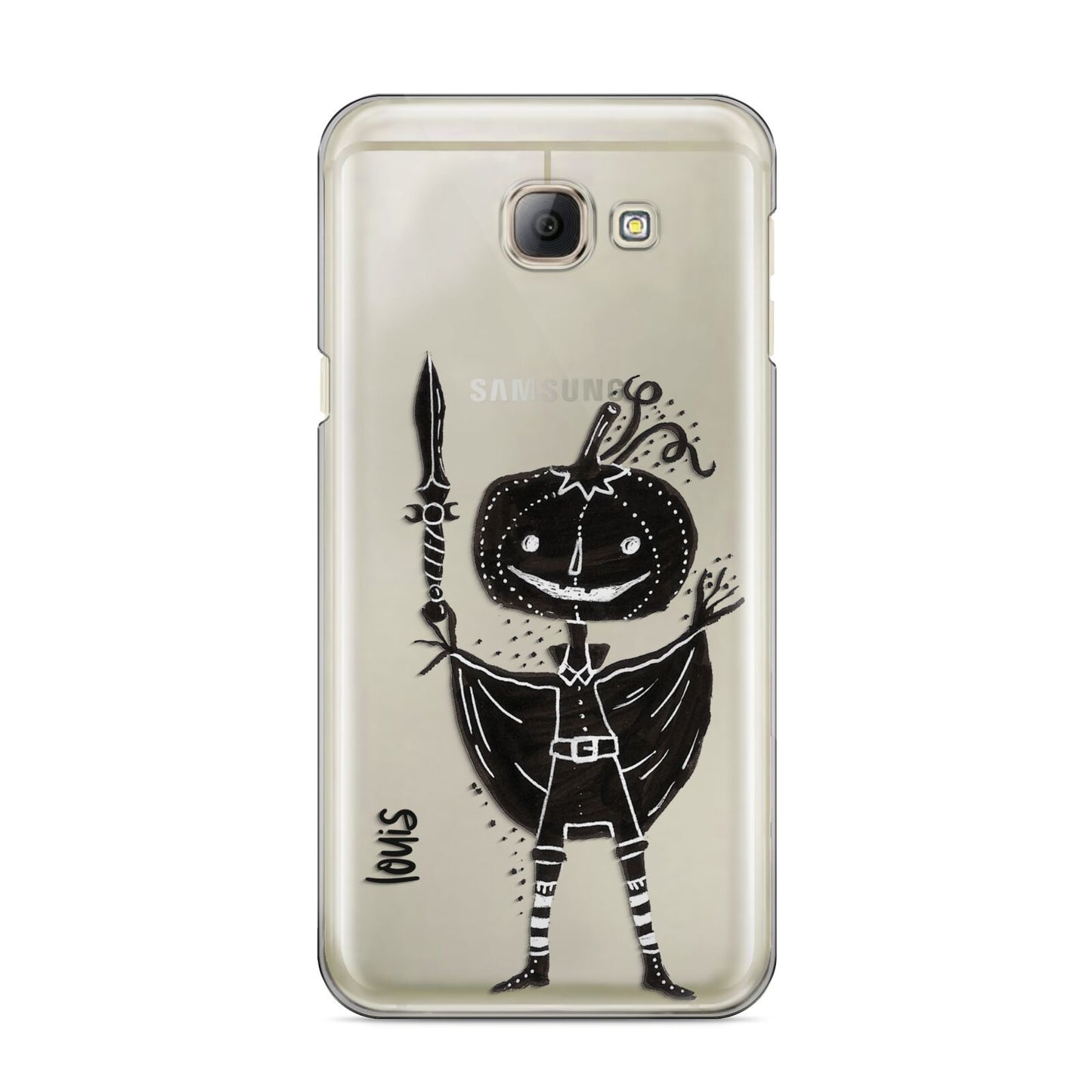 Pumpkin Head Personalised Samsung Galaxy A8 2016 Case