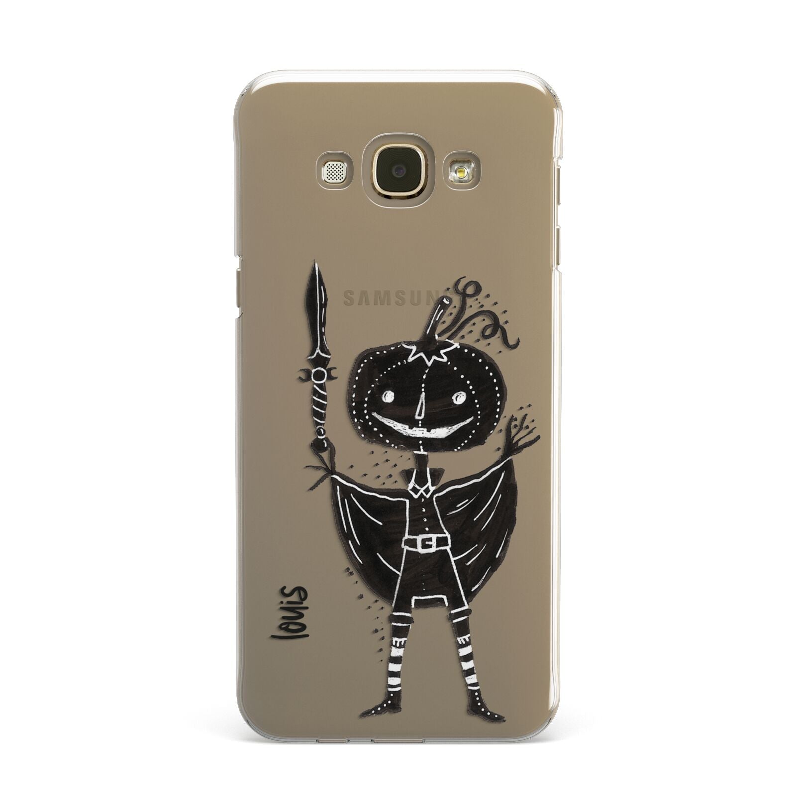 Pumpkin Head Personalised Samsung Galaxy A8 Case