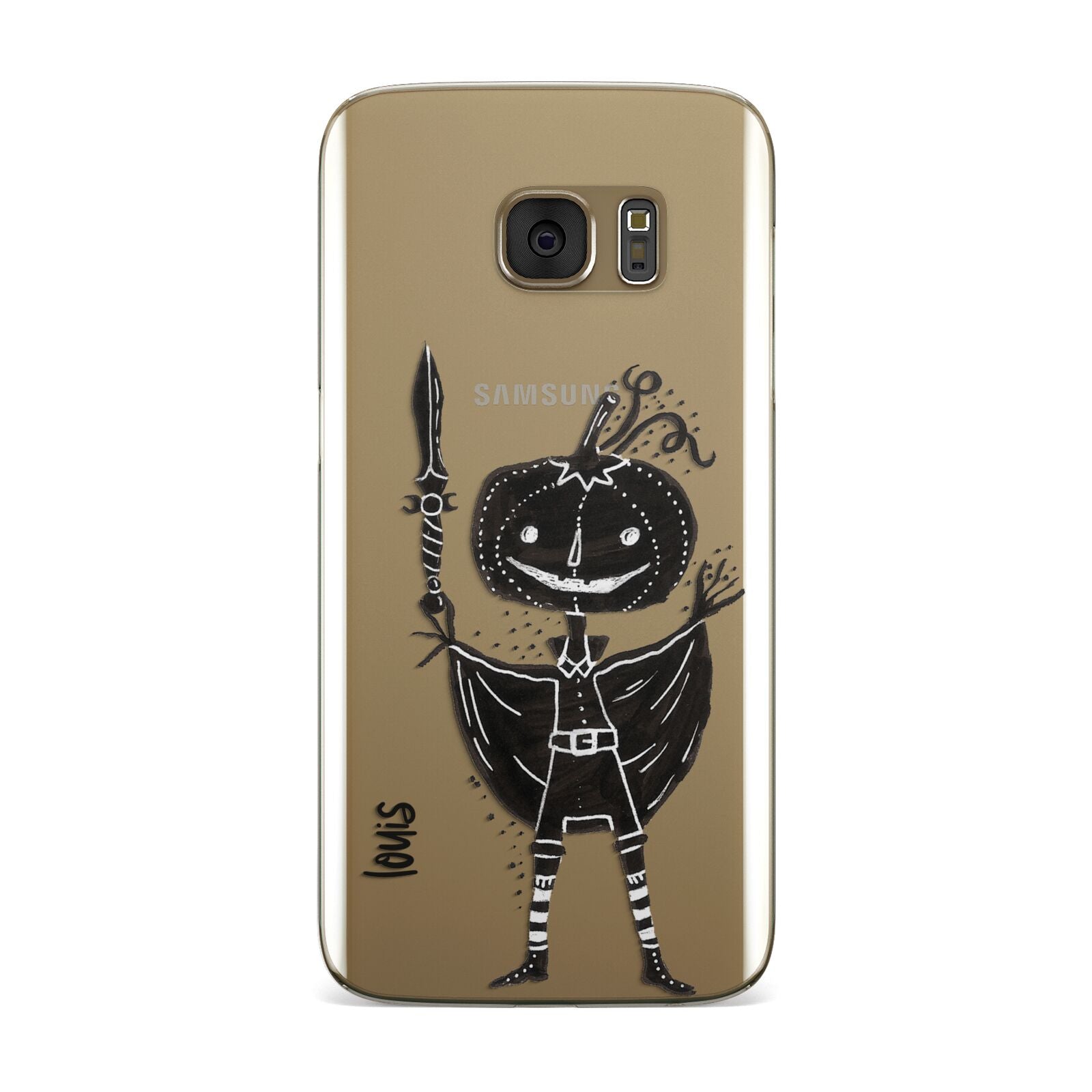 Pumpkin Head Personalised Samsung Galaxy Case