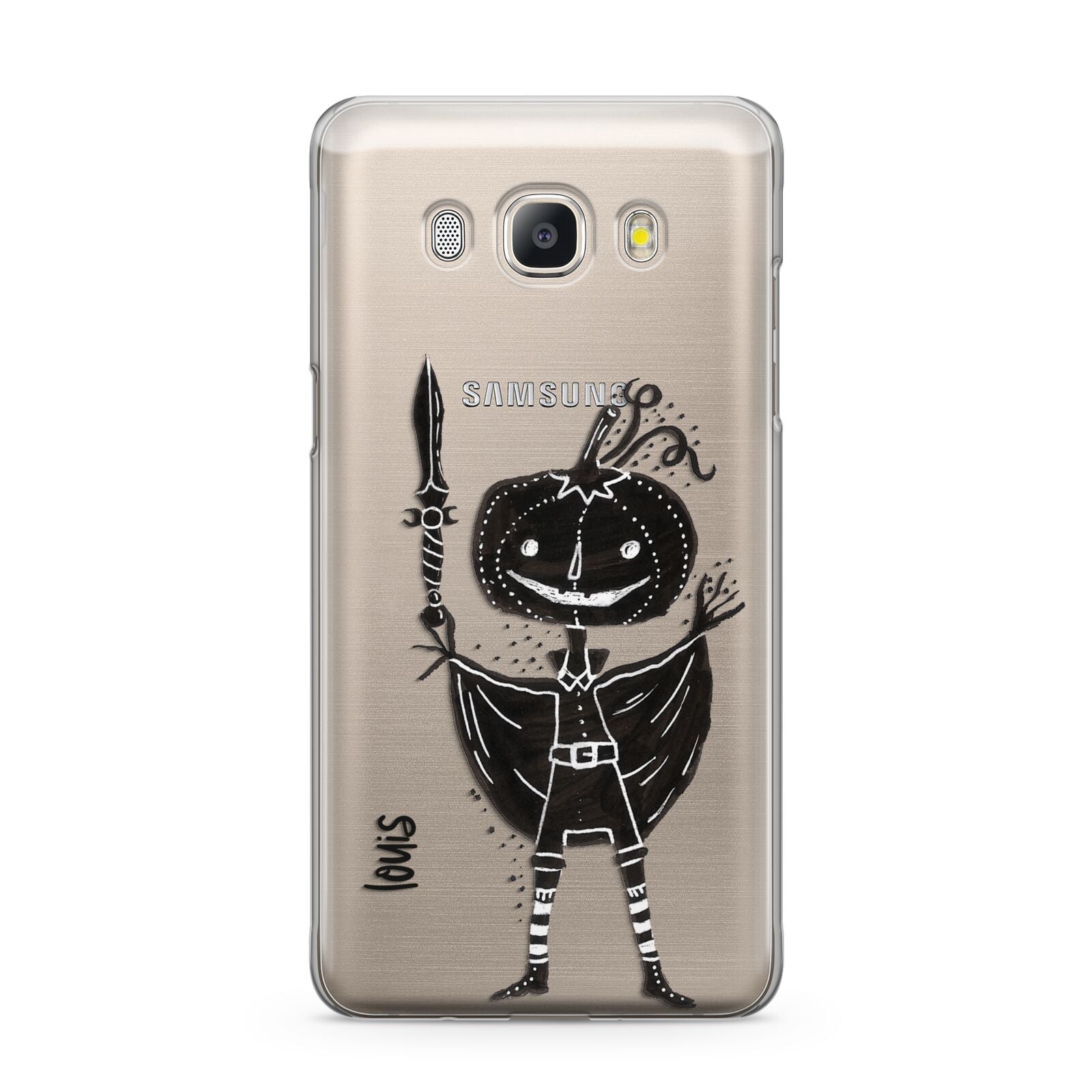 Pumpkin Head Personalised Samsung Galaxy J5 2016 Case