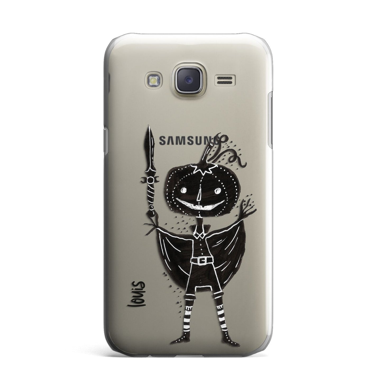 Pumpkin Head Personalised Samsung Galaxy J7 Case