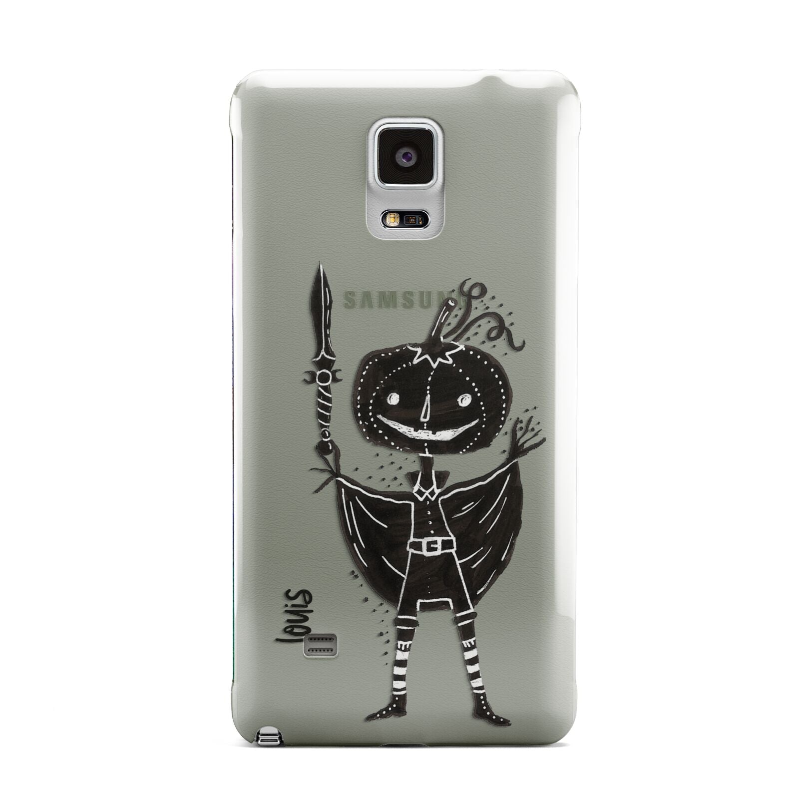 Pumpkin Head Personalised Samsung Galaxy Note 4 Case