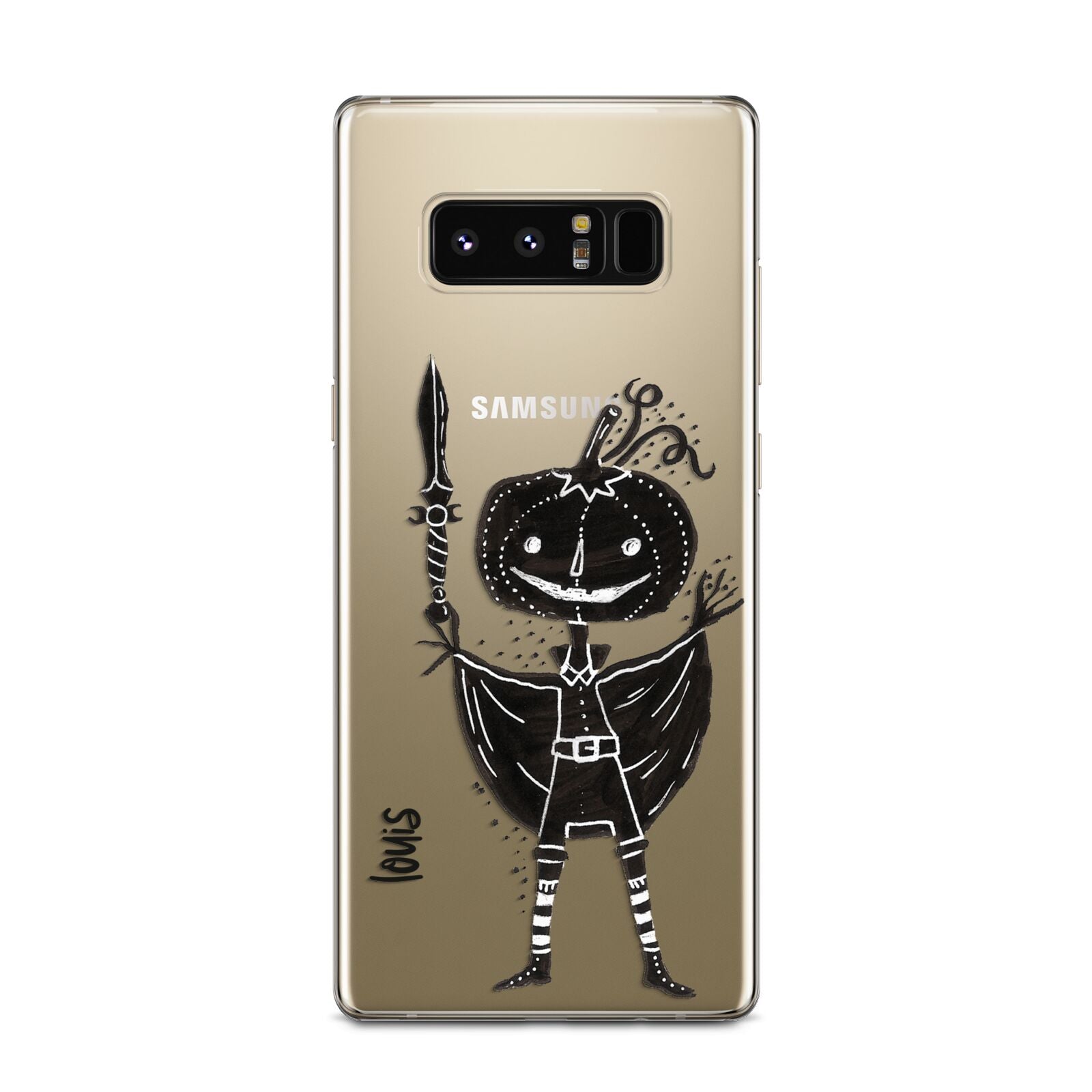 Pumpkin Head Personalised Samsung Galaxy Note 8 Case