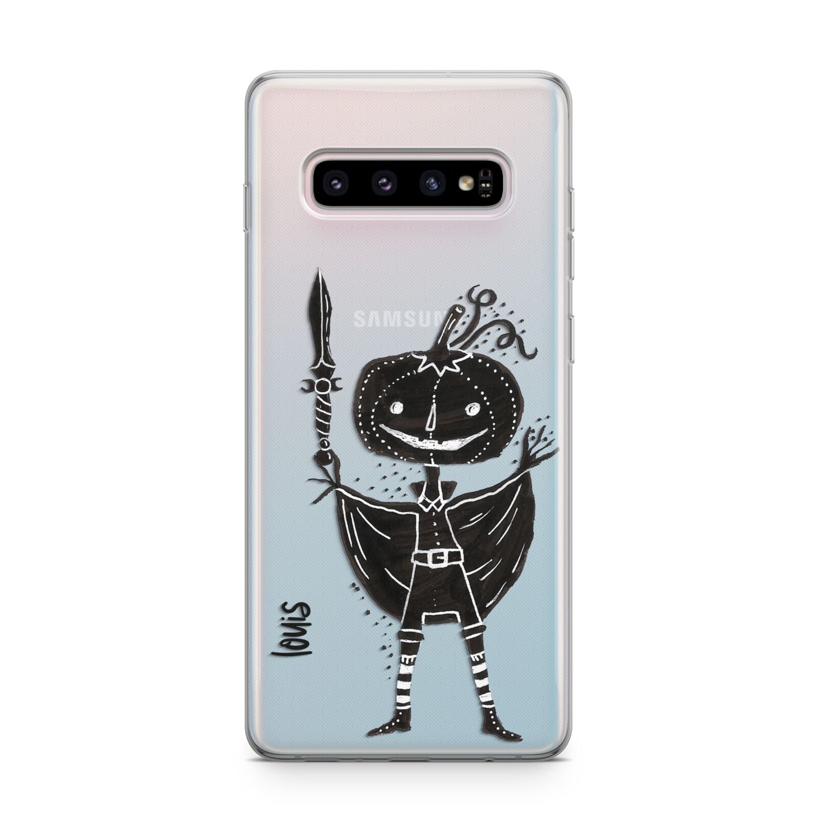 Pumpkin Head Personalised Samsung Galaxy S10 Plus Case