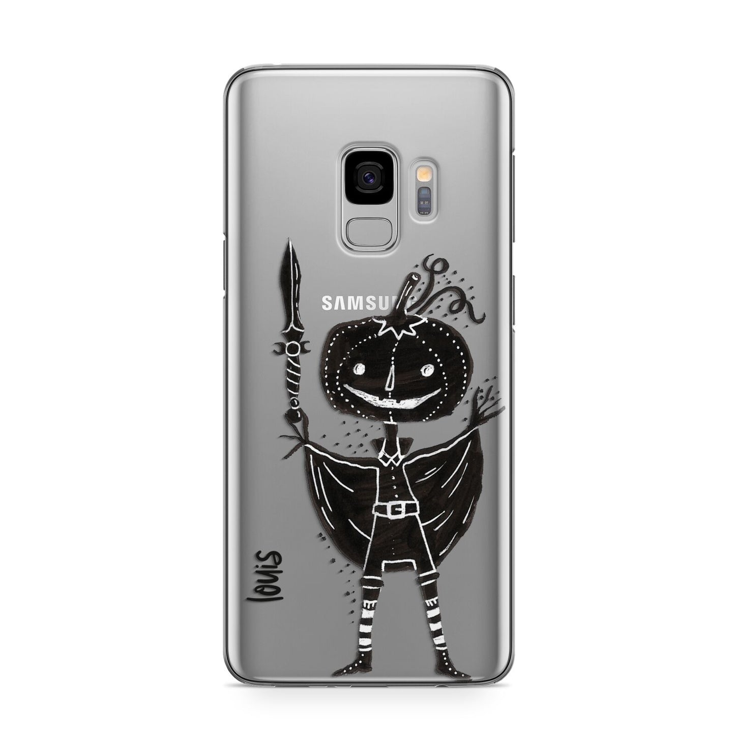 Pumpkin Head Personalised Samsung Galaxy S9 Case