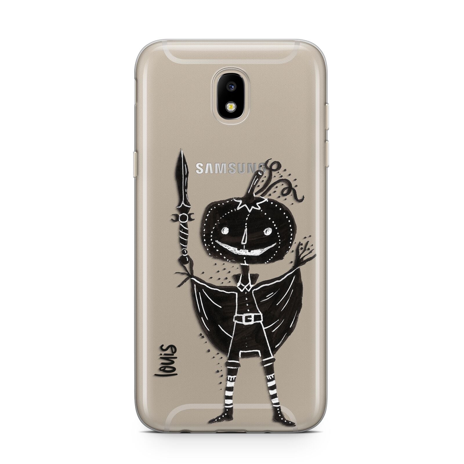 Pumpkin Head Personalised Samsung J5 2017 Case