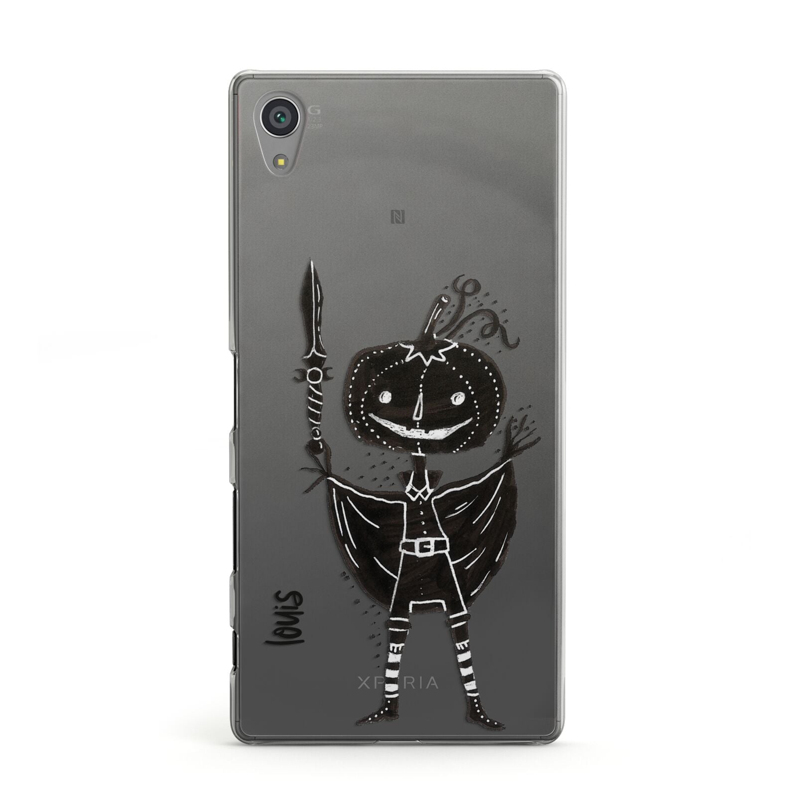 Pumpkin Head Personalised Sony Xperia Case