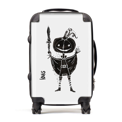 Pumpkin Head Personalised Suitcase