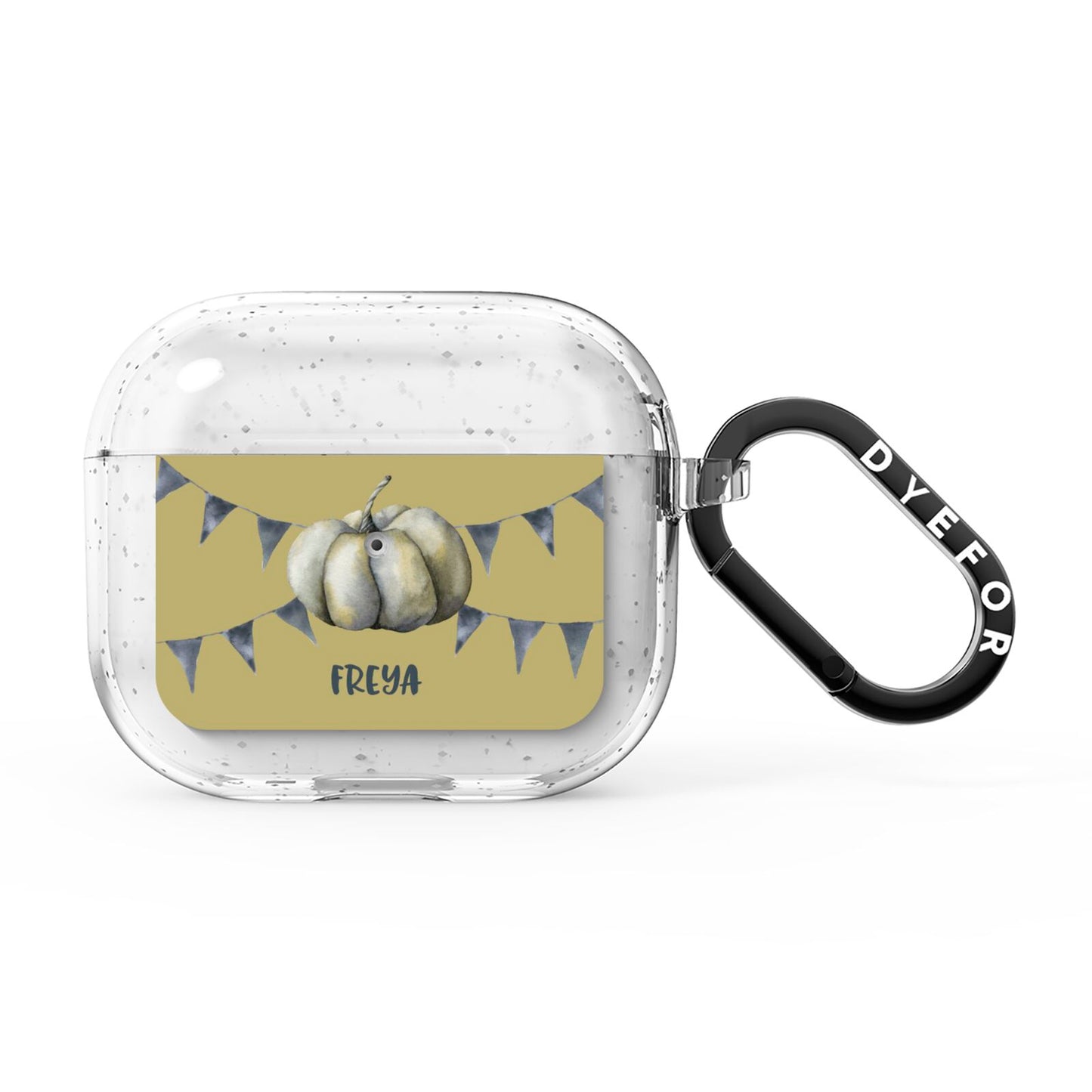 Pumpkin Part Halloween AirPods Glitter Case 3rd Gen