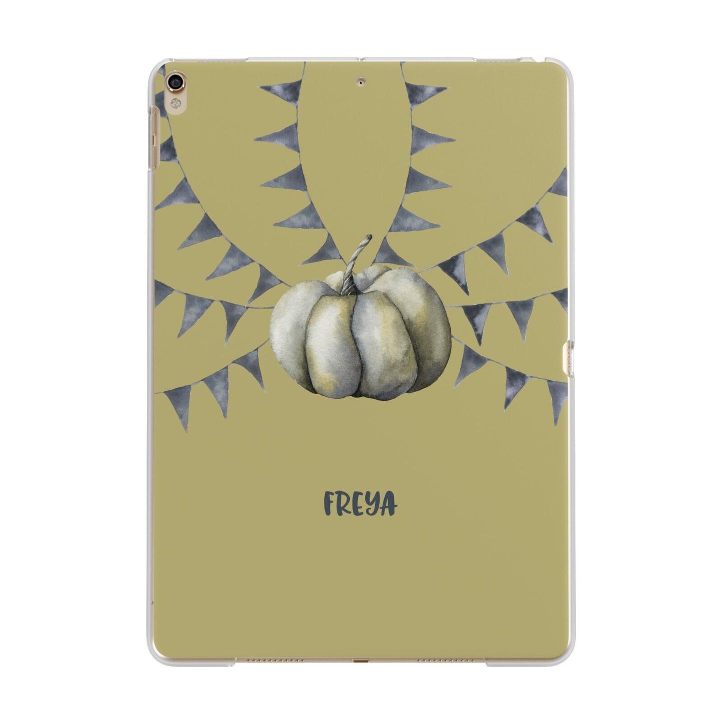 Pumpkin Part Halloween Apple iPad Gold Case