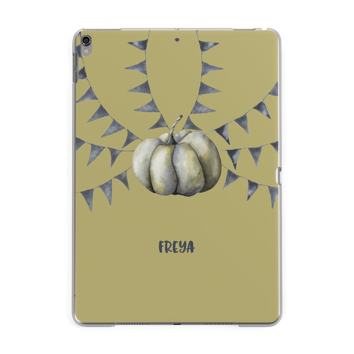 Pumpkin Part Halloween Apple iPad Grey Case